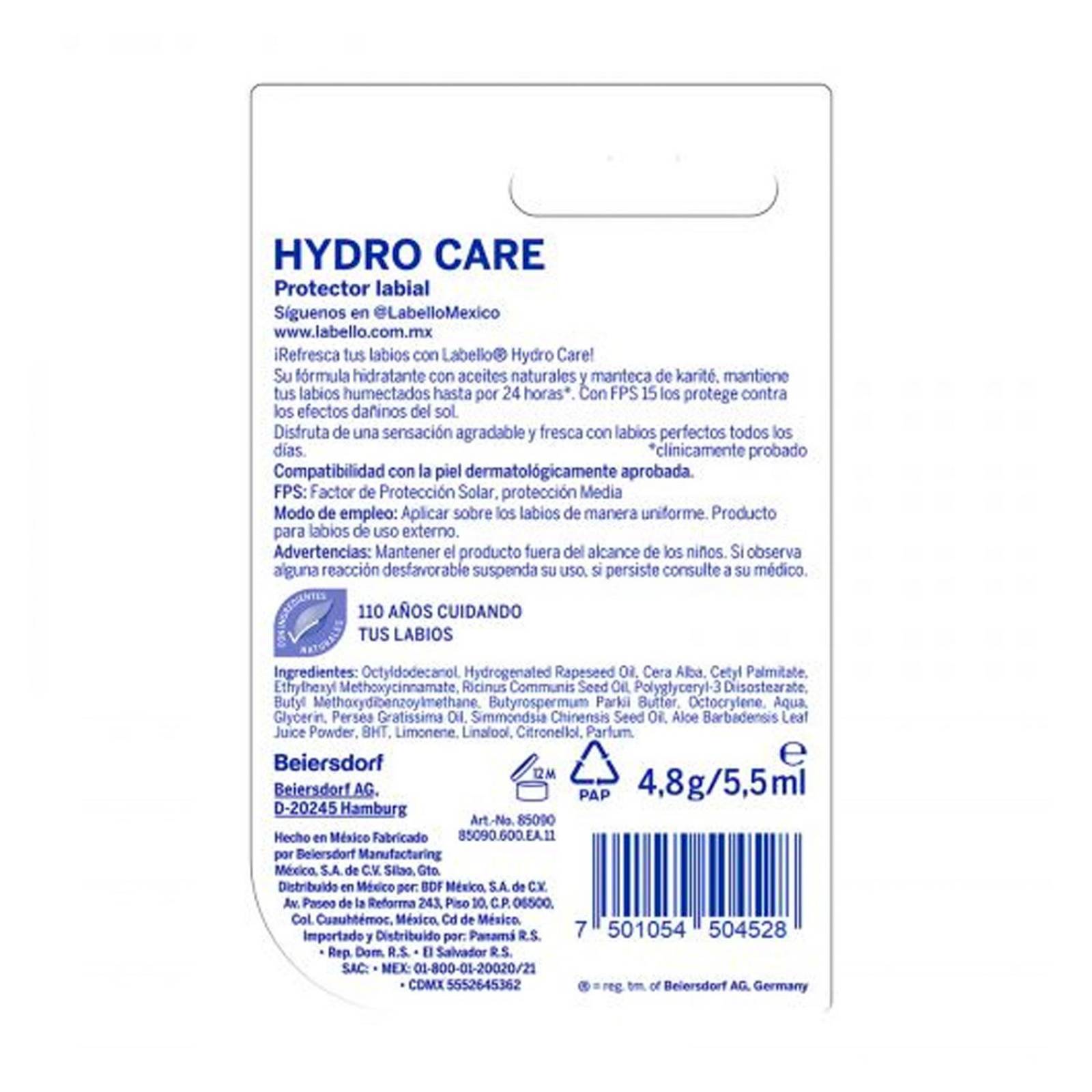 Bálsamo Labial Labello Hydro Care 4.7 gr 