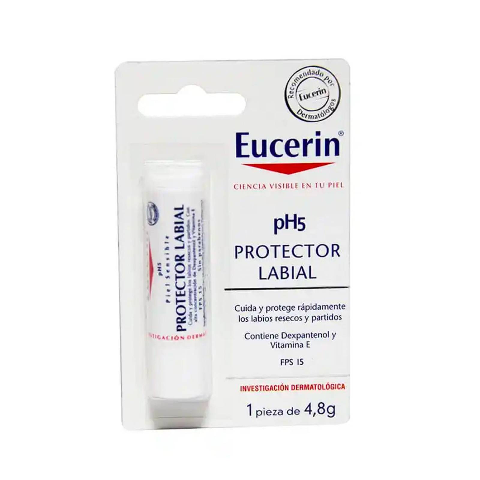 Bálsamo Labial Protector Eucerin pH5 4.8 gr 