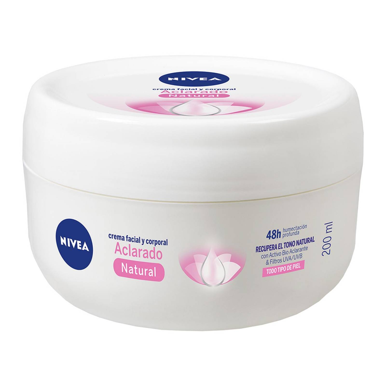 Crema Nivea Aclarado Natural 200 ml 