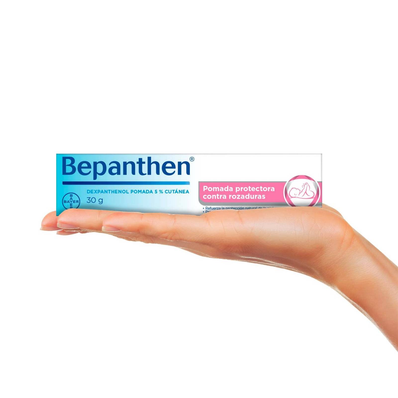 Pomada Bepanthen dexpanthenol 5% contra rozaduras 100 gr