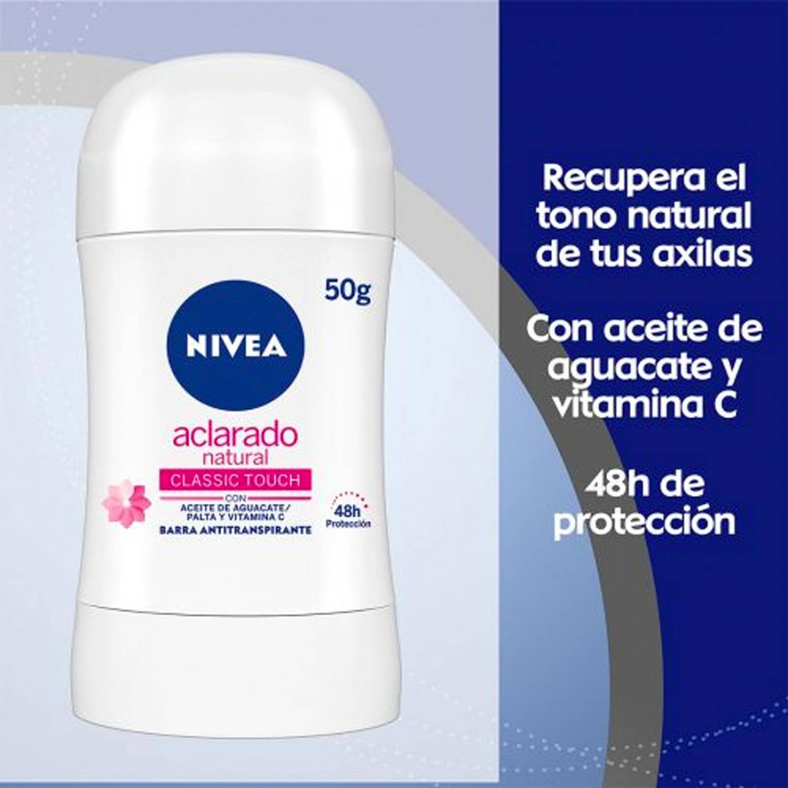 Desodorante en Barra Nivea Aclarado Natural 50 gr