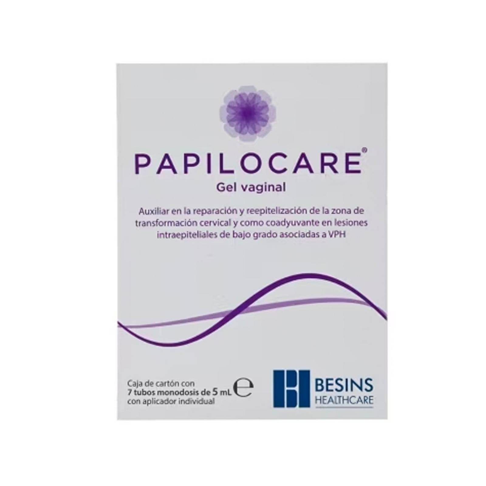 Gel Vaginal Papilocare 7 viales de 5 ml 