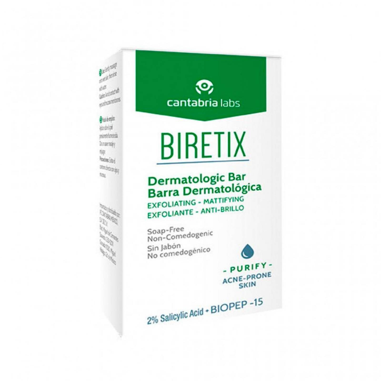 Barra Dermatológica Biretix Exfoliante Anti Brillo 80 gr 