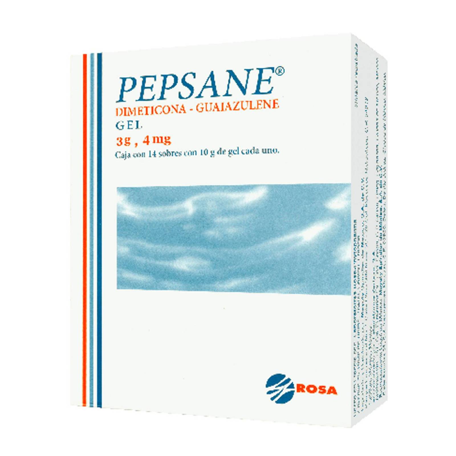 Gel Pepsane 3 g/4 mg 14 sobres 