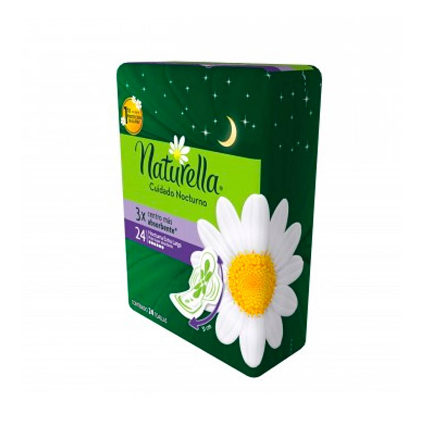 Toallas Femeninas Naturella Nocturnas 24 piezas 