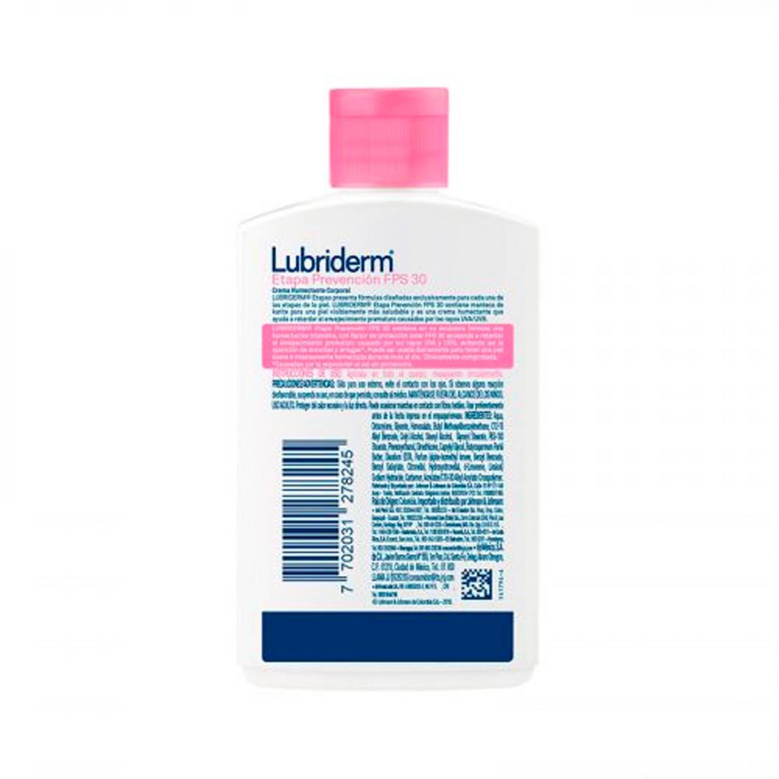 Crema Lubriderm Prevención FPS30 400 ml 