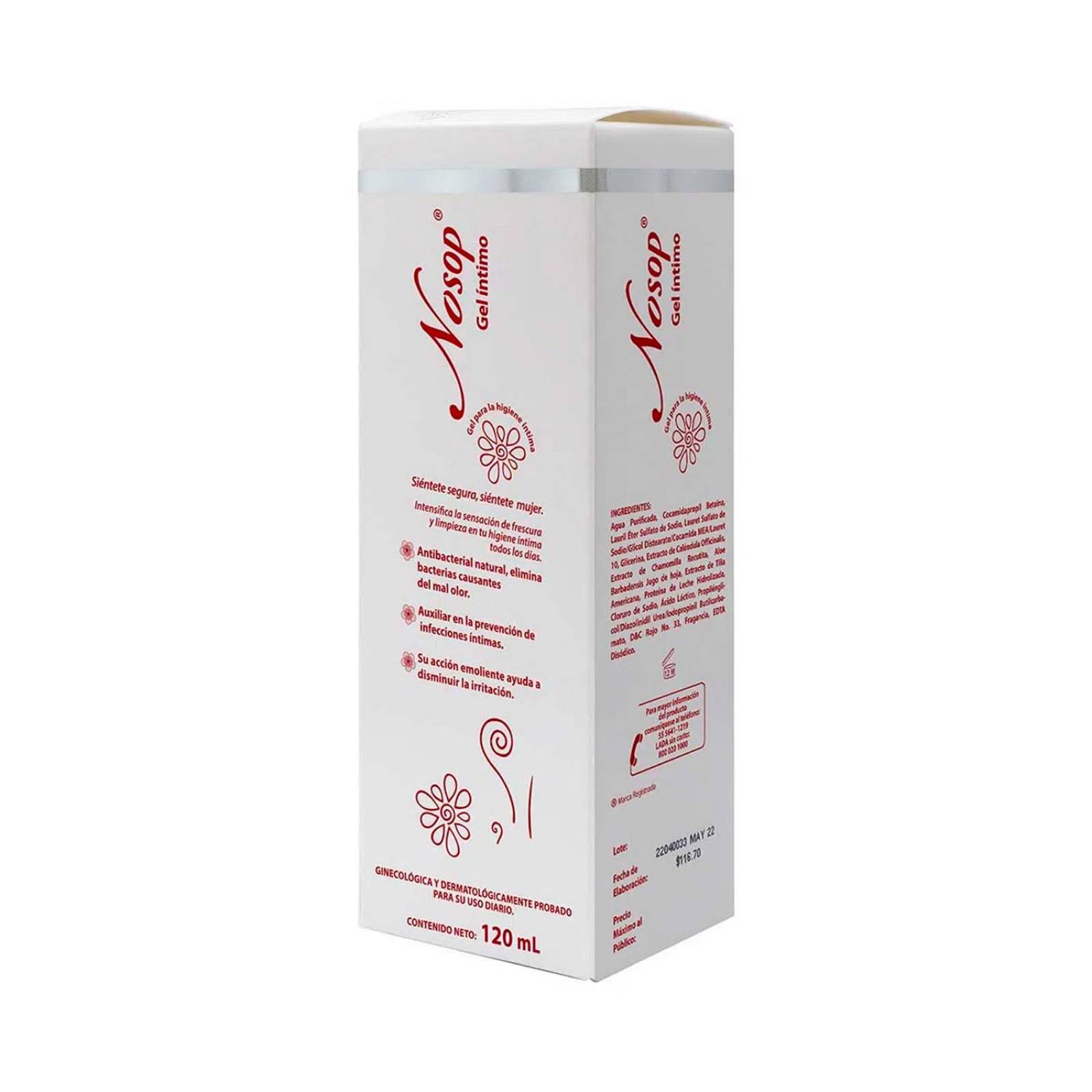 Gel Íntimo Nosop 120 ml 