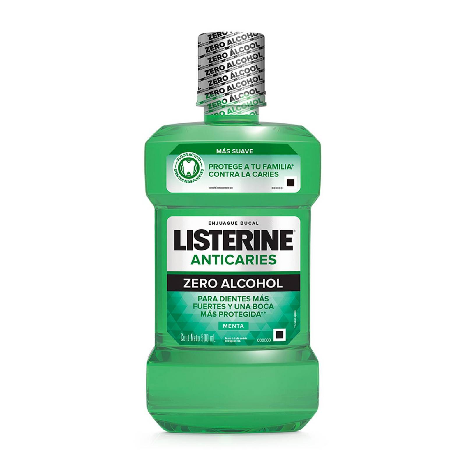 Enjuague Bucal Listerine Anticaries Zero Alcohol 500 ml 