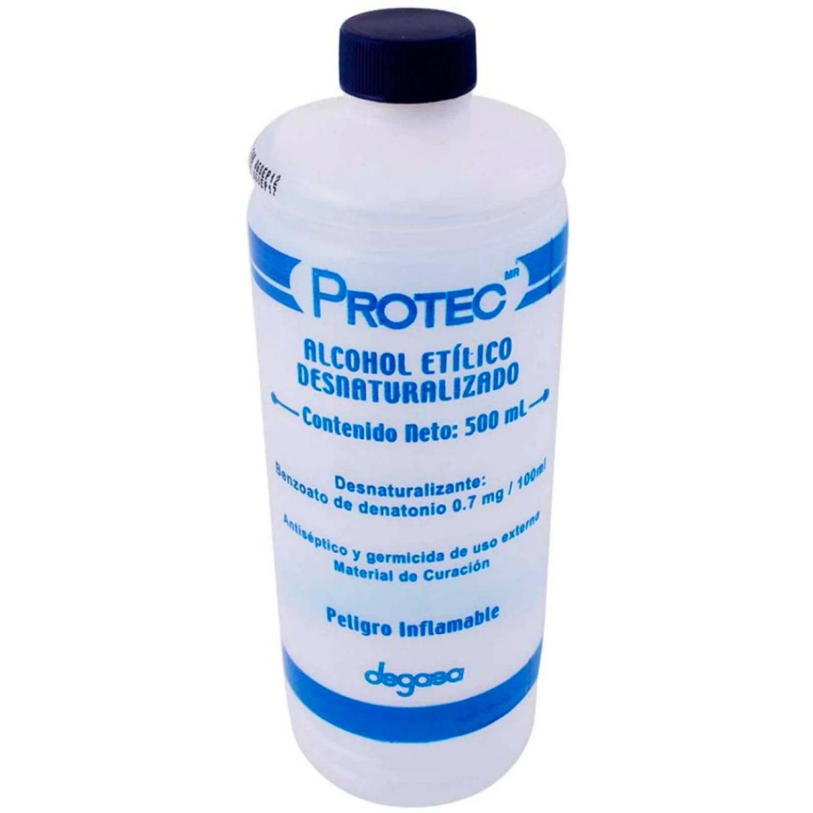Alcohol Etílico Protec Desnaturalizado 500 ml 