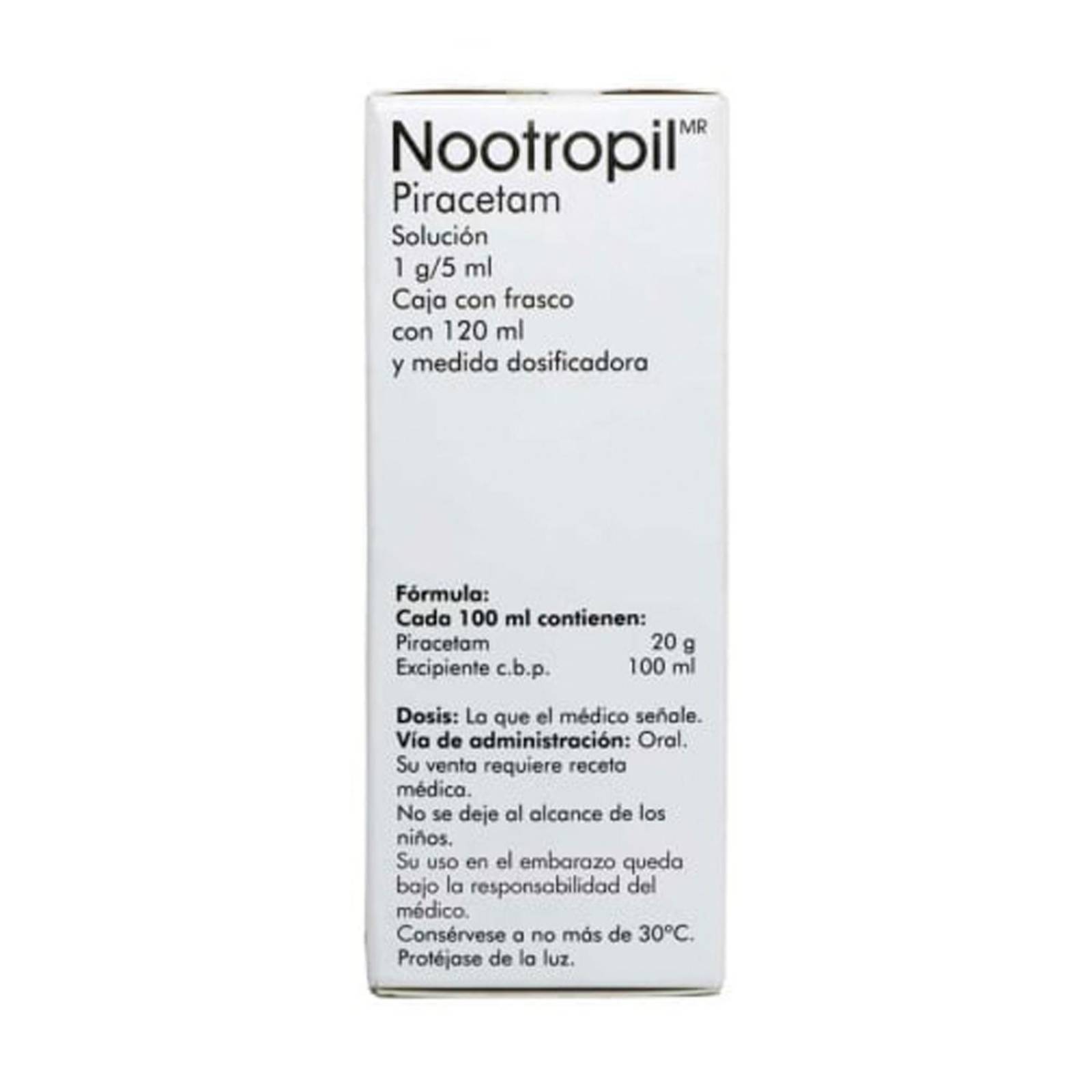 Solución Nootropil 20% 120 ml 