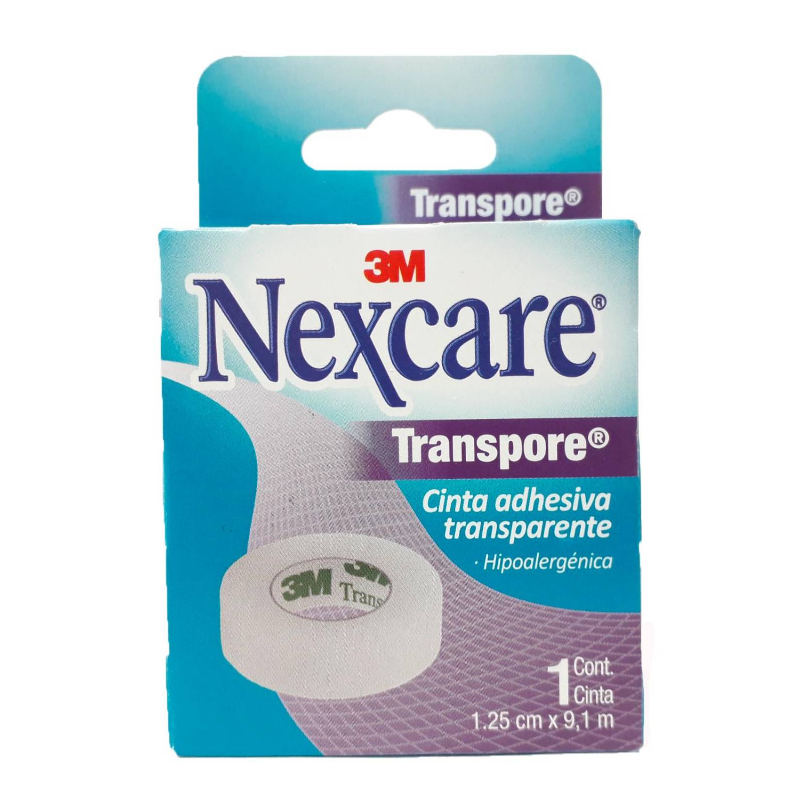 Cinta Adhesiva Nexcare Transpore 1 pieza 