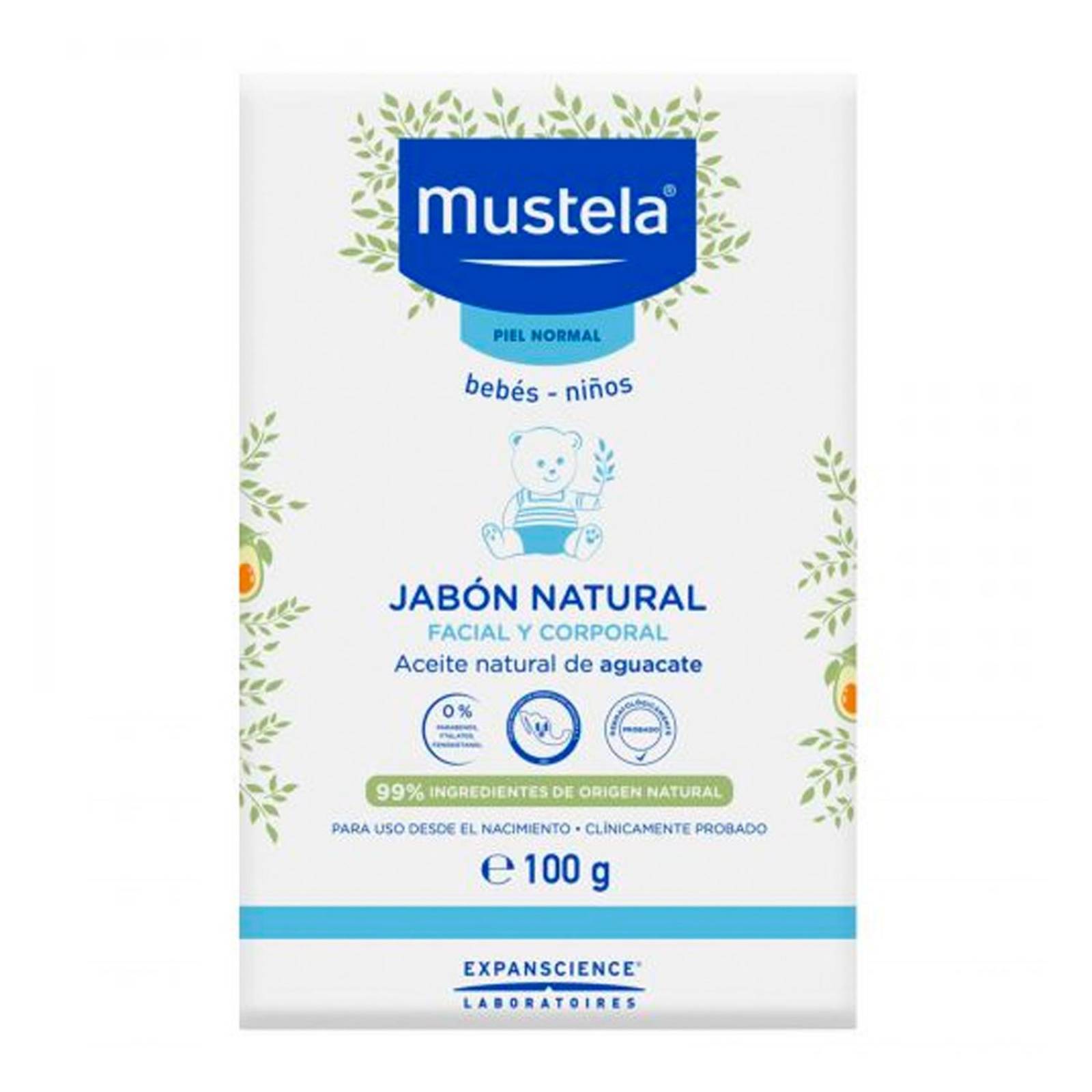 Jabón Mustela Natural 100 gr 