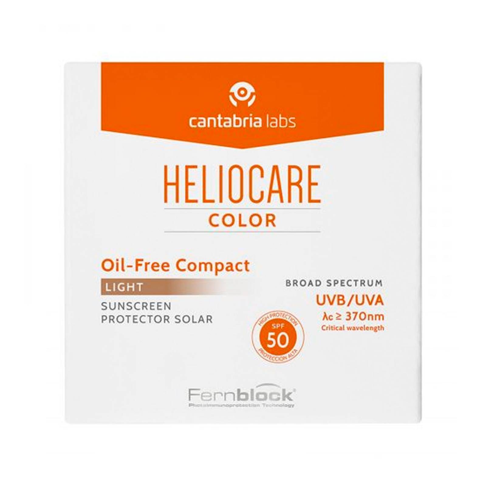 Polvo Compacto Heliocare Color Light Oil Free FPS 50+ 10 gr
