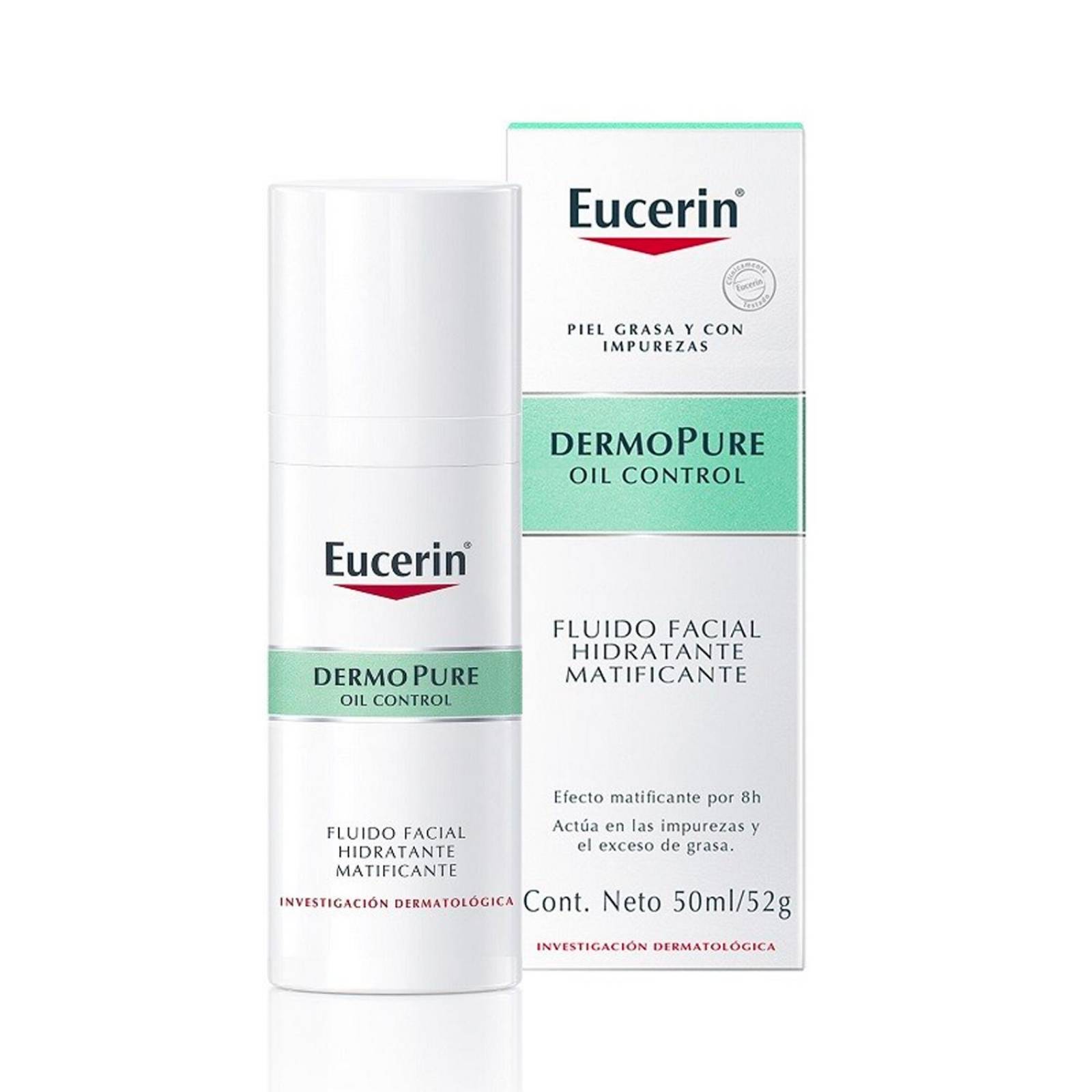 Fluido Facial Hidratante Eucerin Dermopure Oil Control 50 ml 