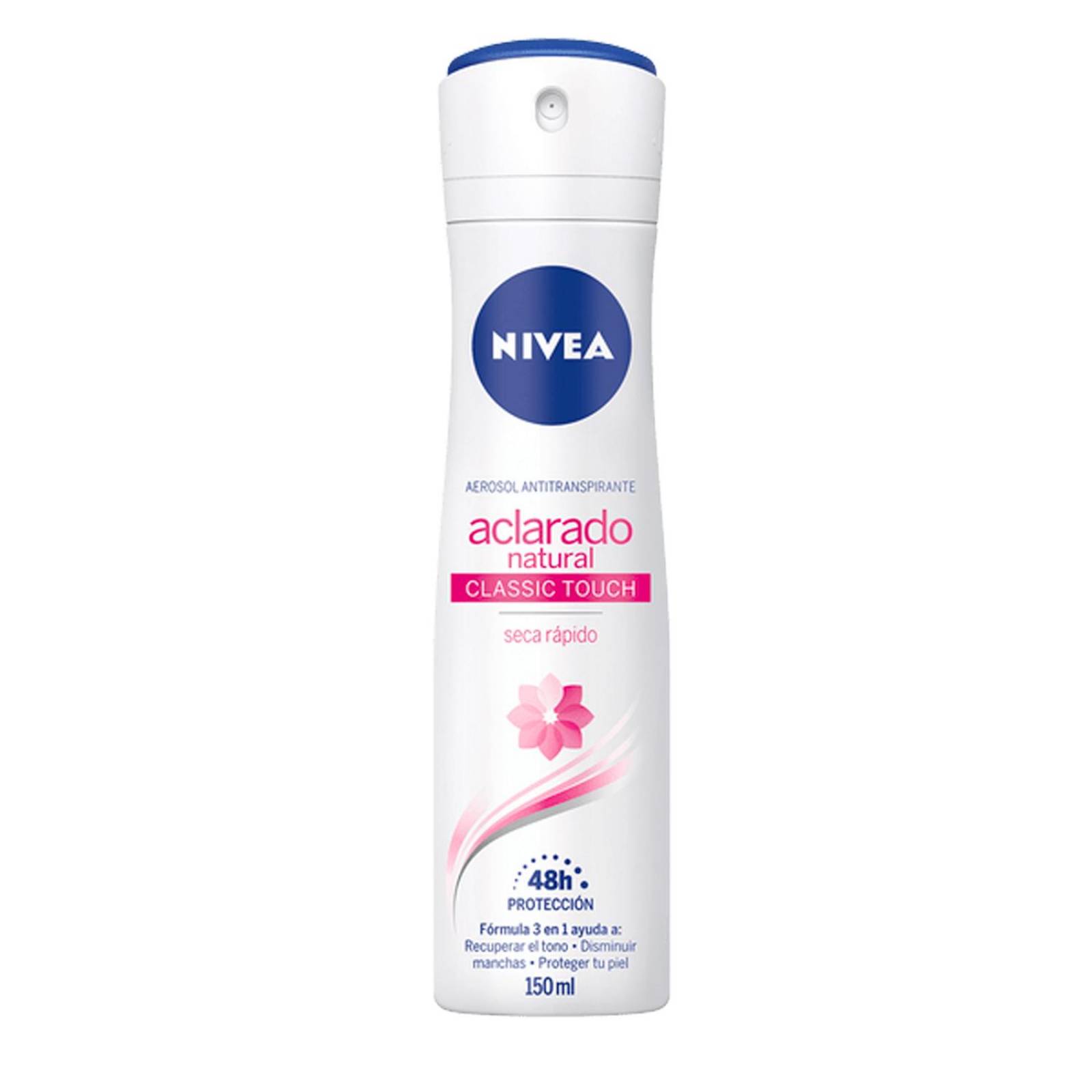 Desodorante Nivea Aclarado Natural Classic Touch 150 ml 