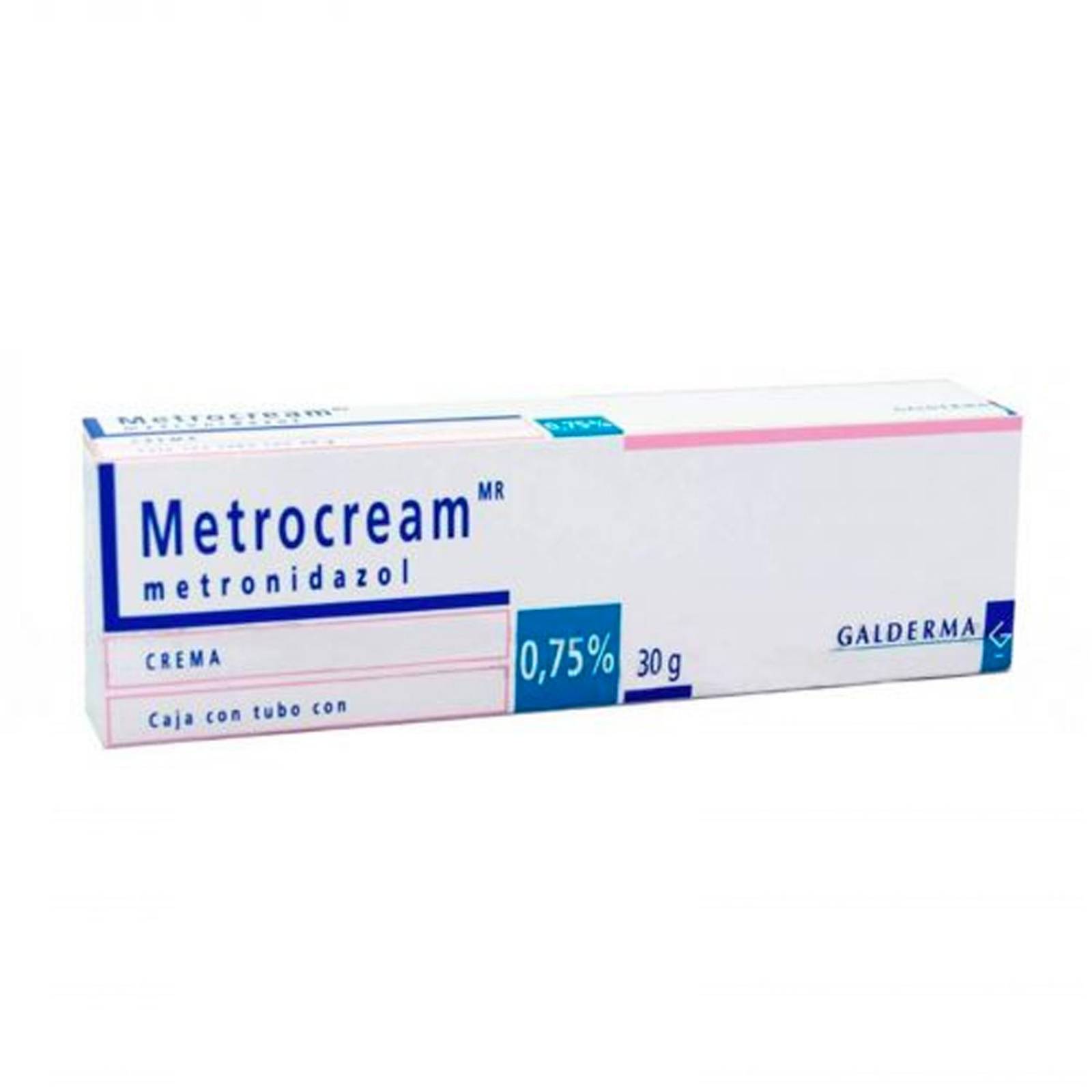 Crema Metrocream Metronidazol 0.75% 30 gr 