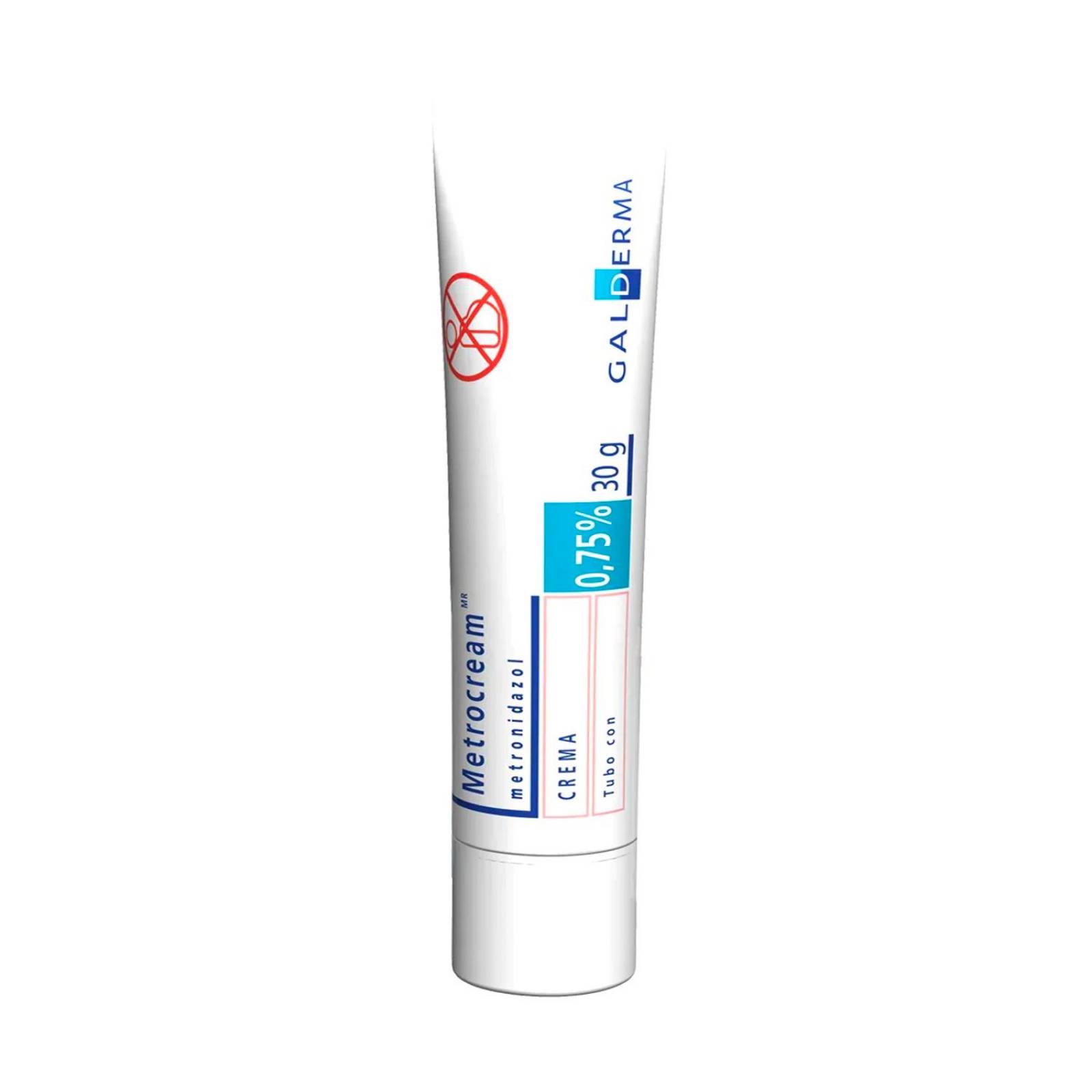 Crema Metrocream Metronidazol 0.75% 30 gr 