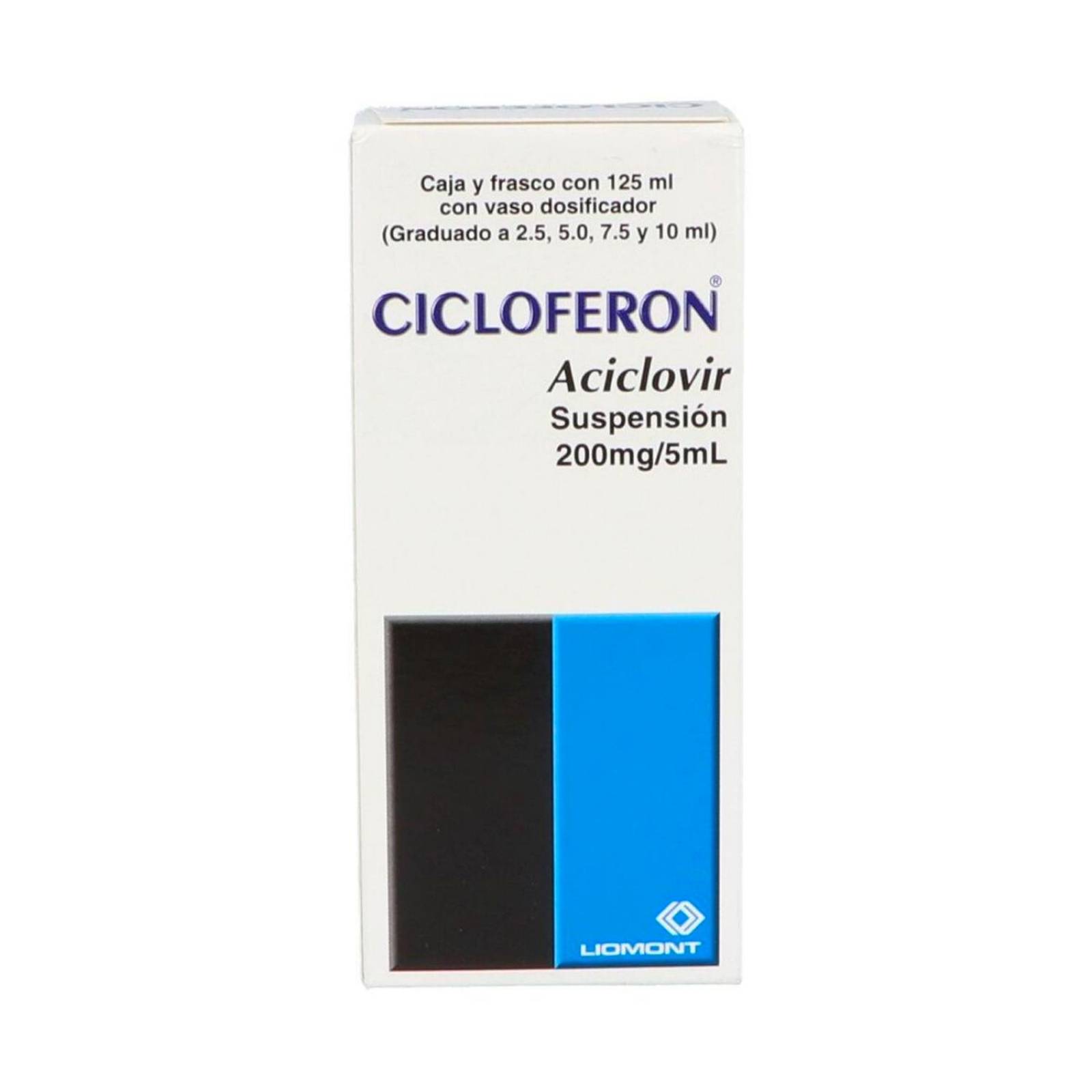 Aciclovir Cicloferon Suspensión 125 ml 