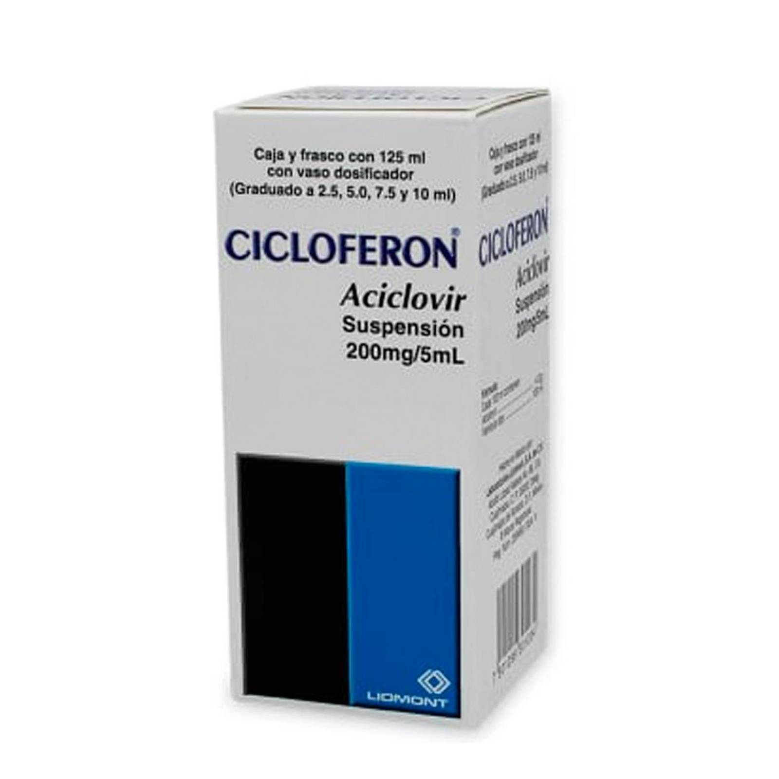 Aciclovir Cicloferon Suspensión 125 ml 