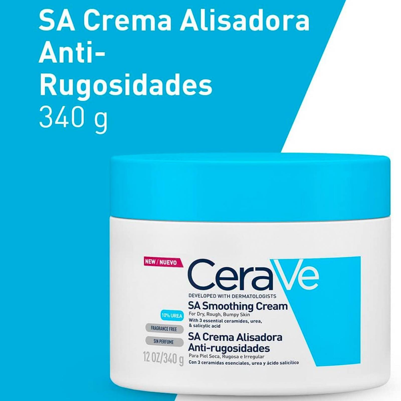 Crema Alisadora CeraVe Anti-Rugosidades 340 gr