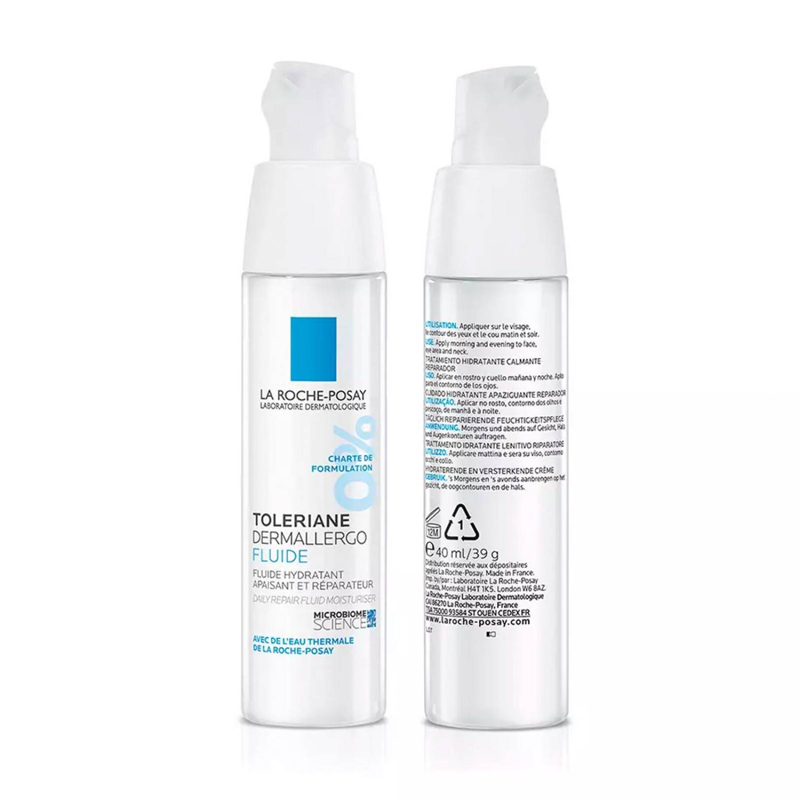 Fluido Hidratante La Roche Posay Toleriane Dermallergo 40 ml 