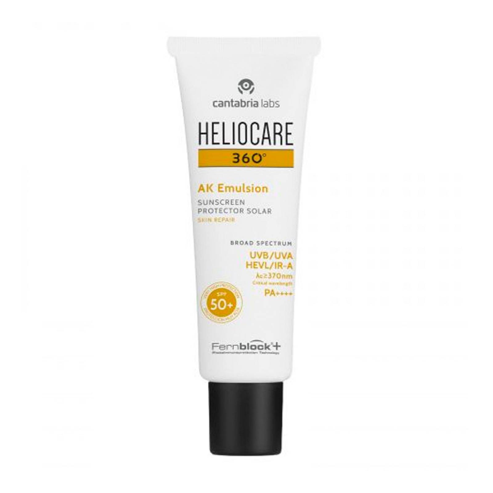Protector Solar Heliocare 360 AK Emulsion FPS50+ 50 ml 