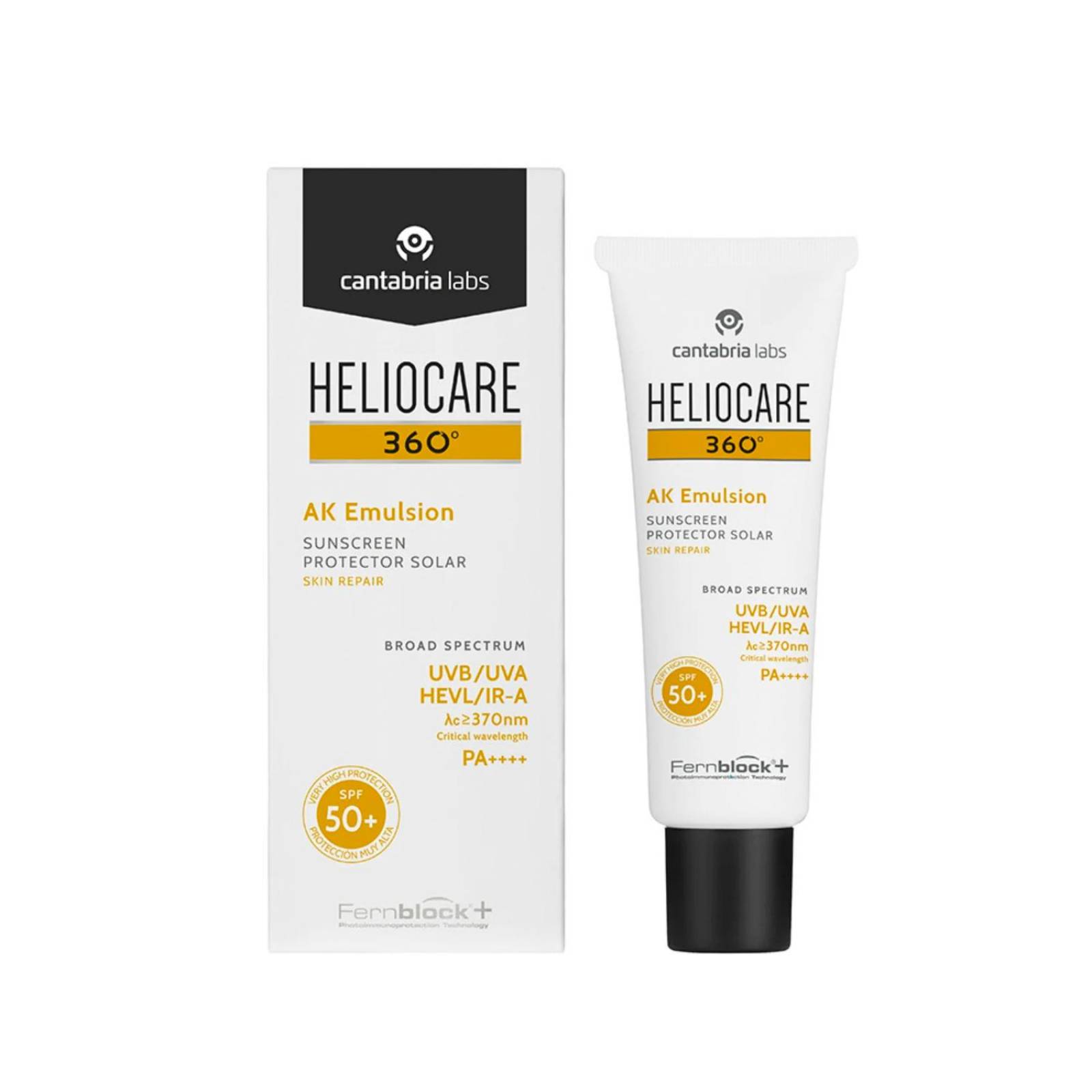 Protector Solar Heliocare 360 AK Emulsion FPS50+ 50 ml 