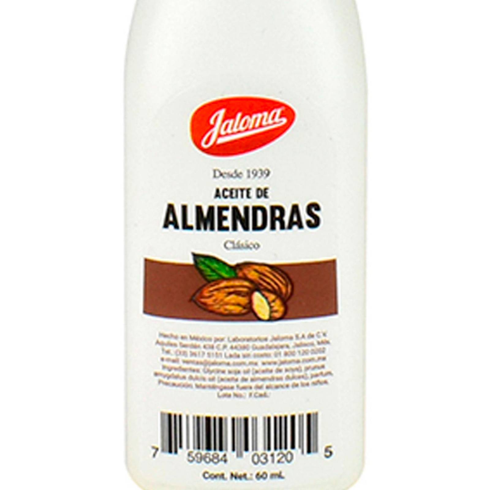 Aceite de Almendras Jaloma 60 ml 