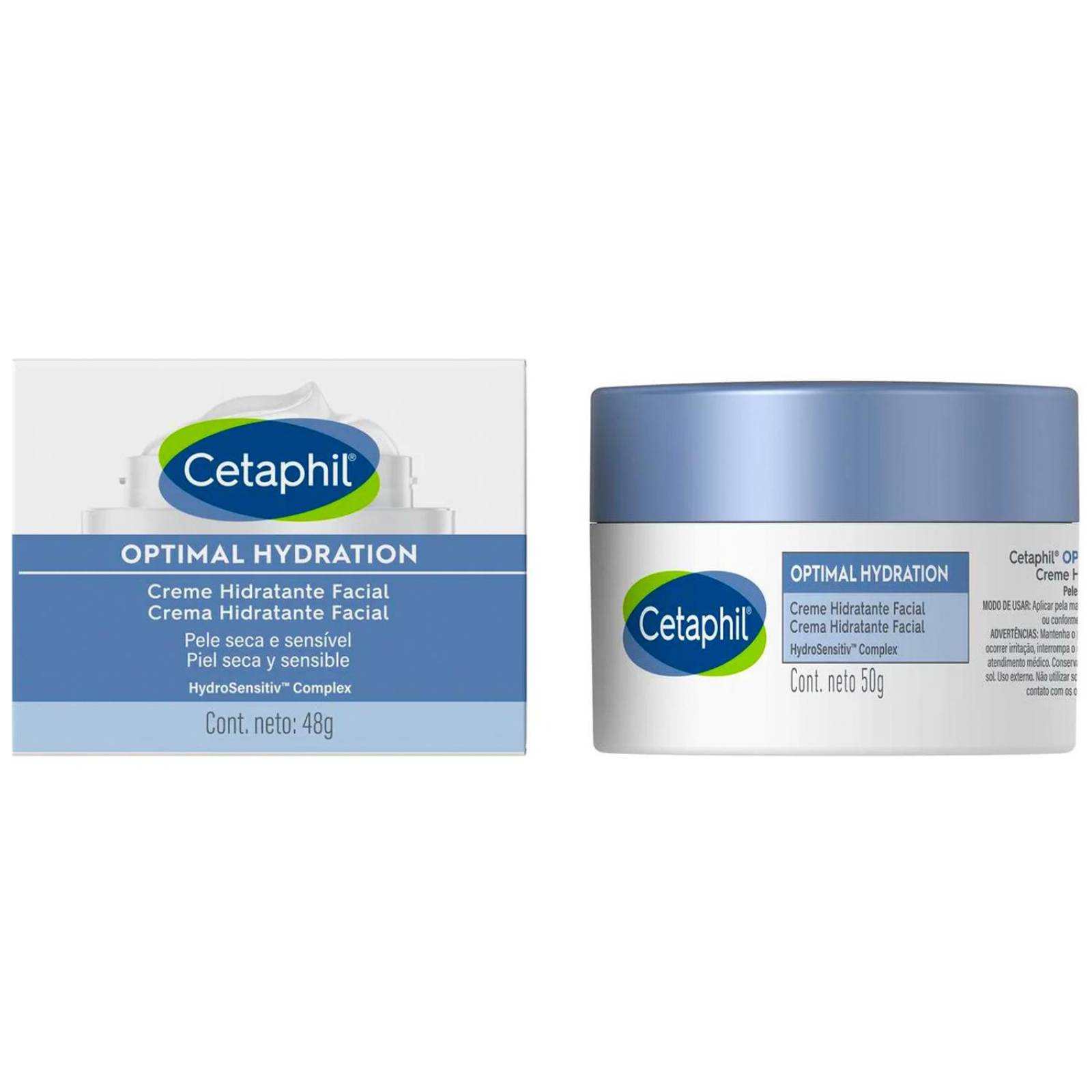Crema Hidratante Facial Día Cetaphil Optimal Hydration 50 gr 