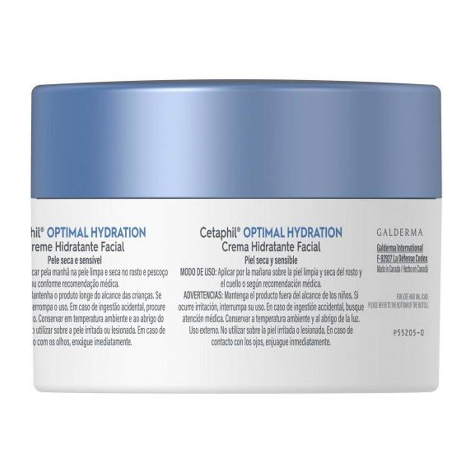 Crema Hidratante Facial Día Cetaphil Optimal Hydration 50 gr 