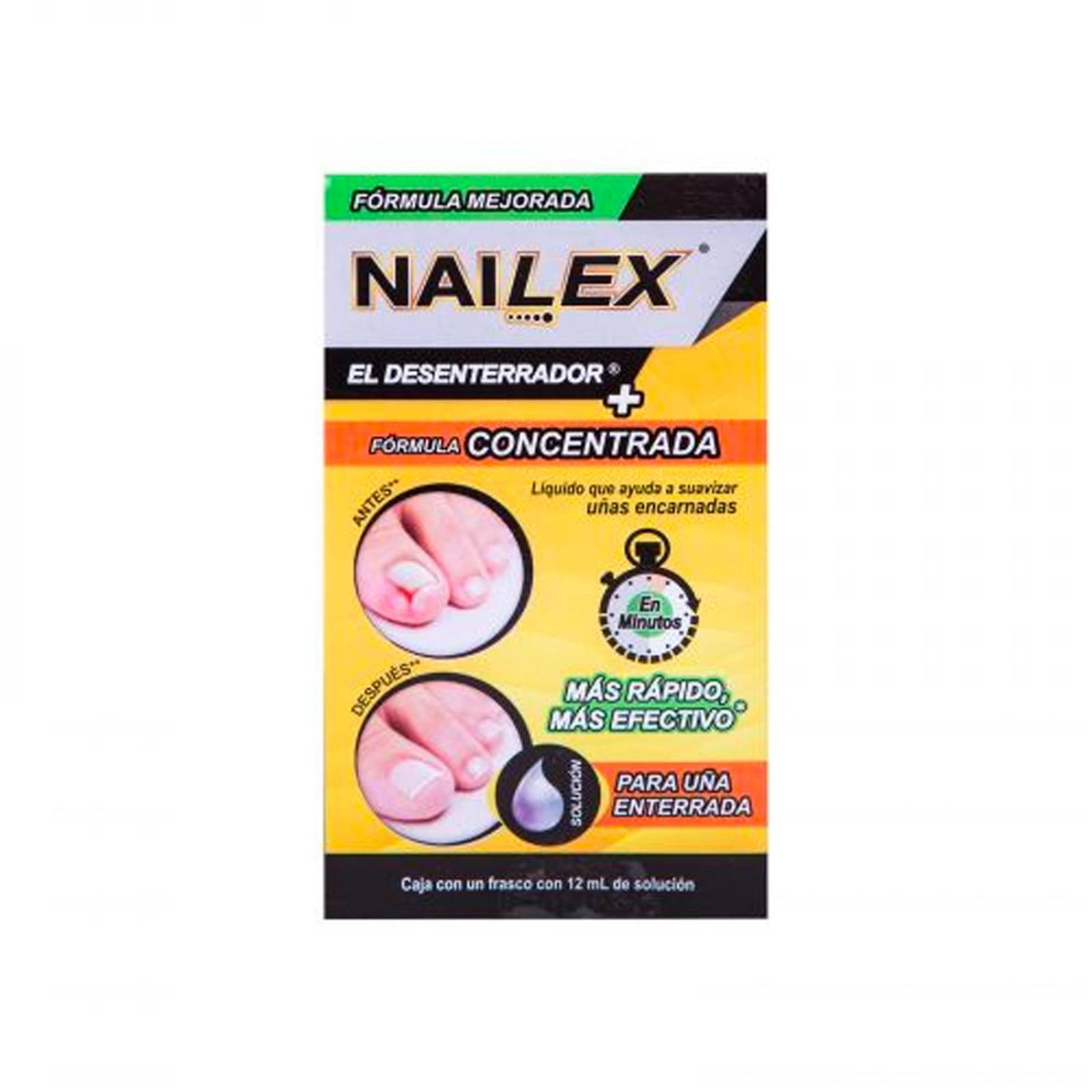 Solución Nailex Desenterrador + Fórmula Concentrada 12 ml 