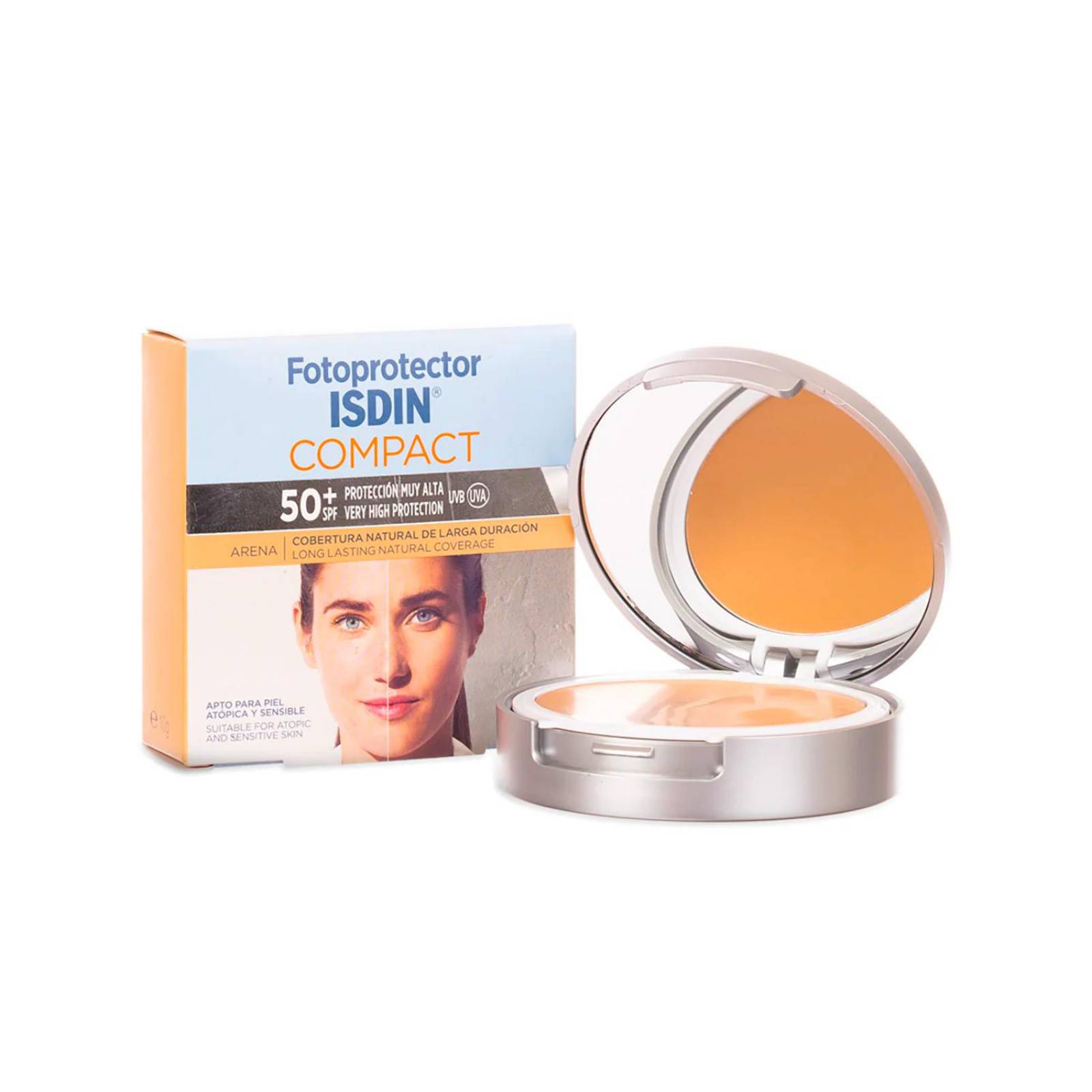 Fotoprotector Compacto Isdin Tono Arena FPS 50+ 10 gr 