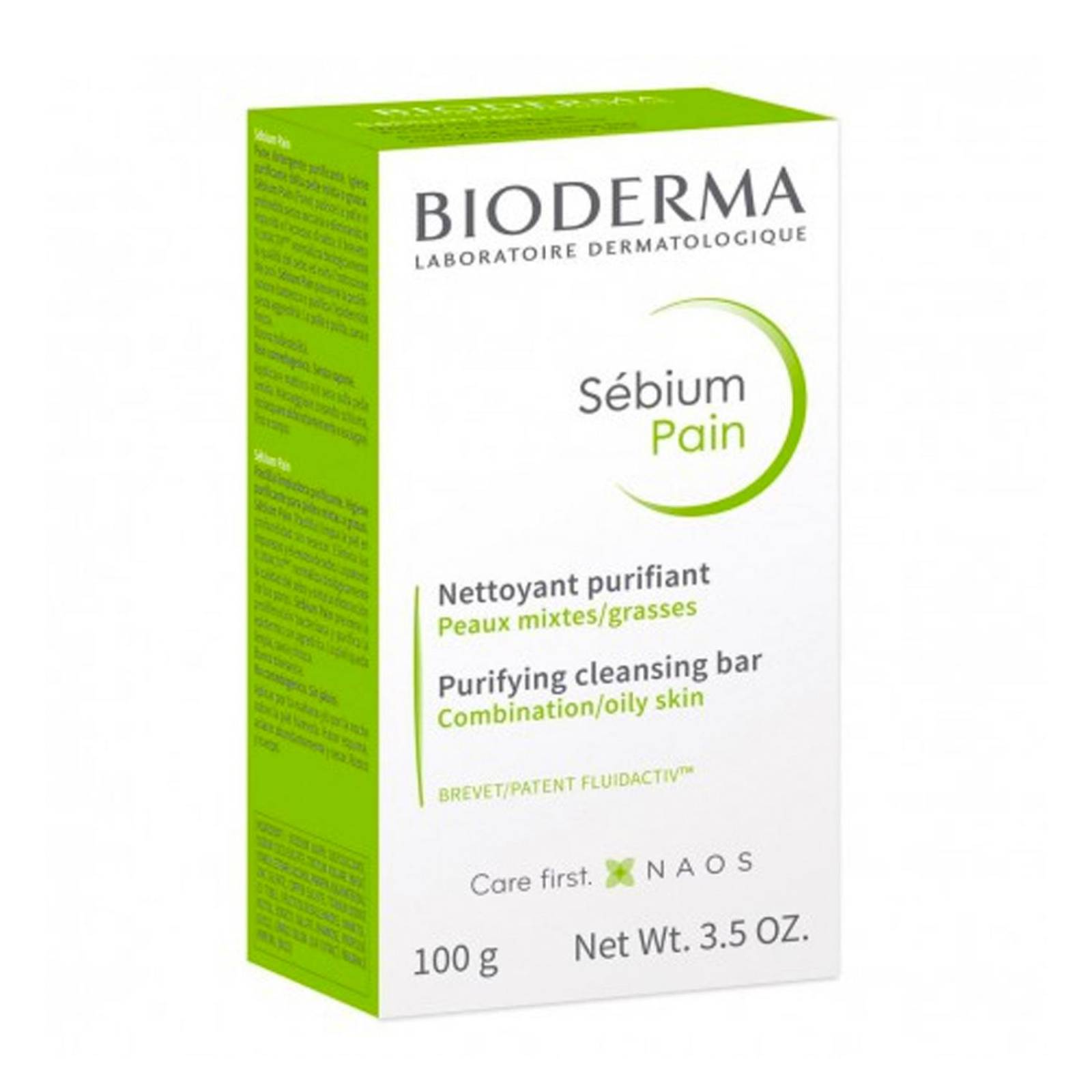 Barra Limpiadora Bioderma Sébium Pain 100 gr 