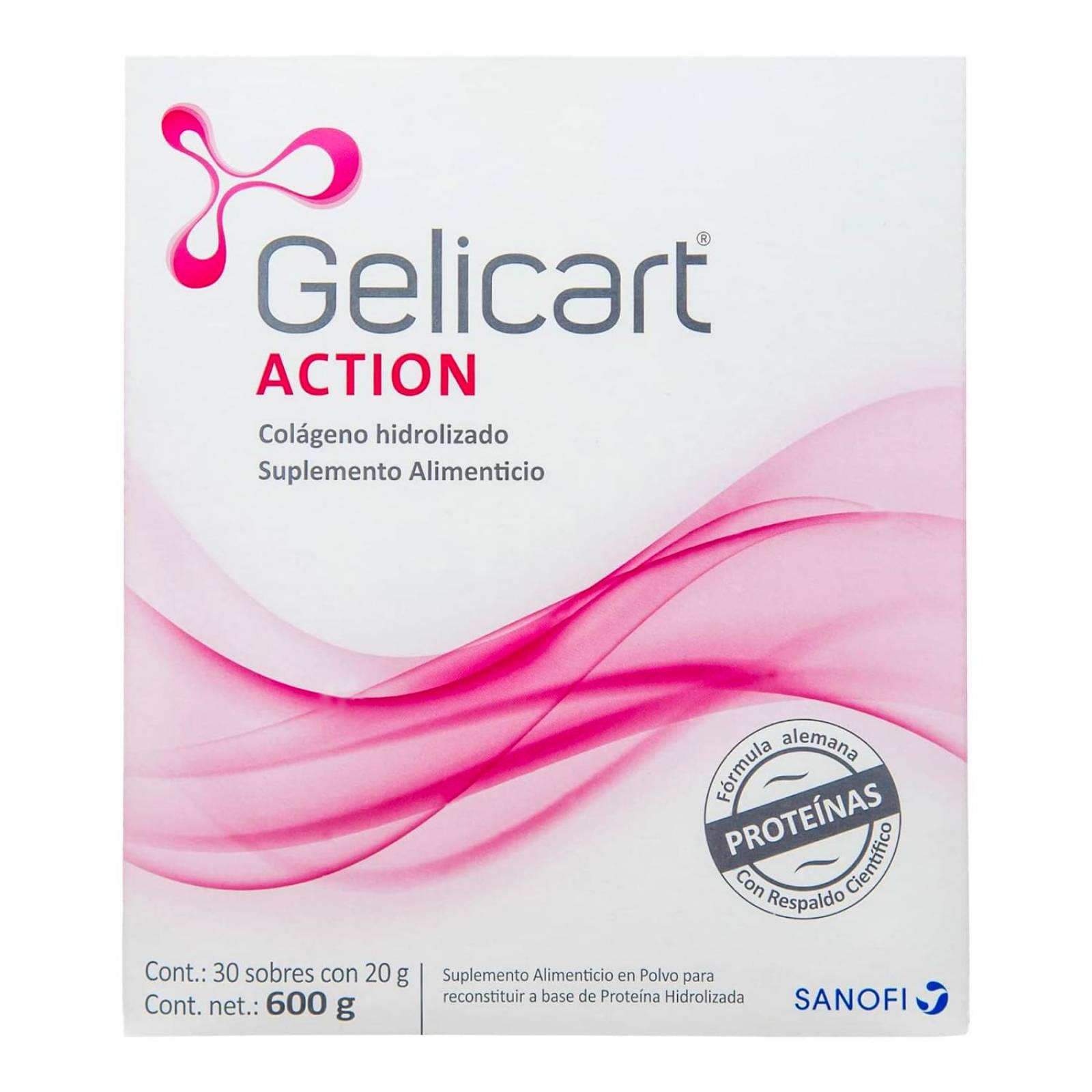 Colágeno Hidrolizado Gelicart Action 30 sobres 
