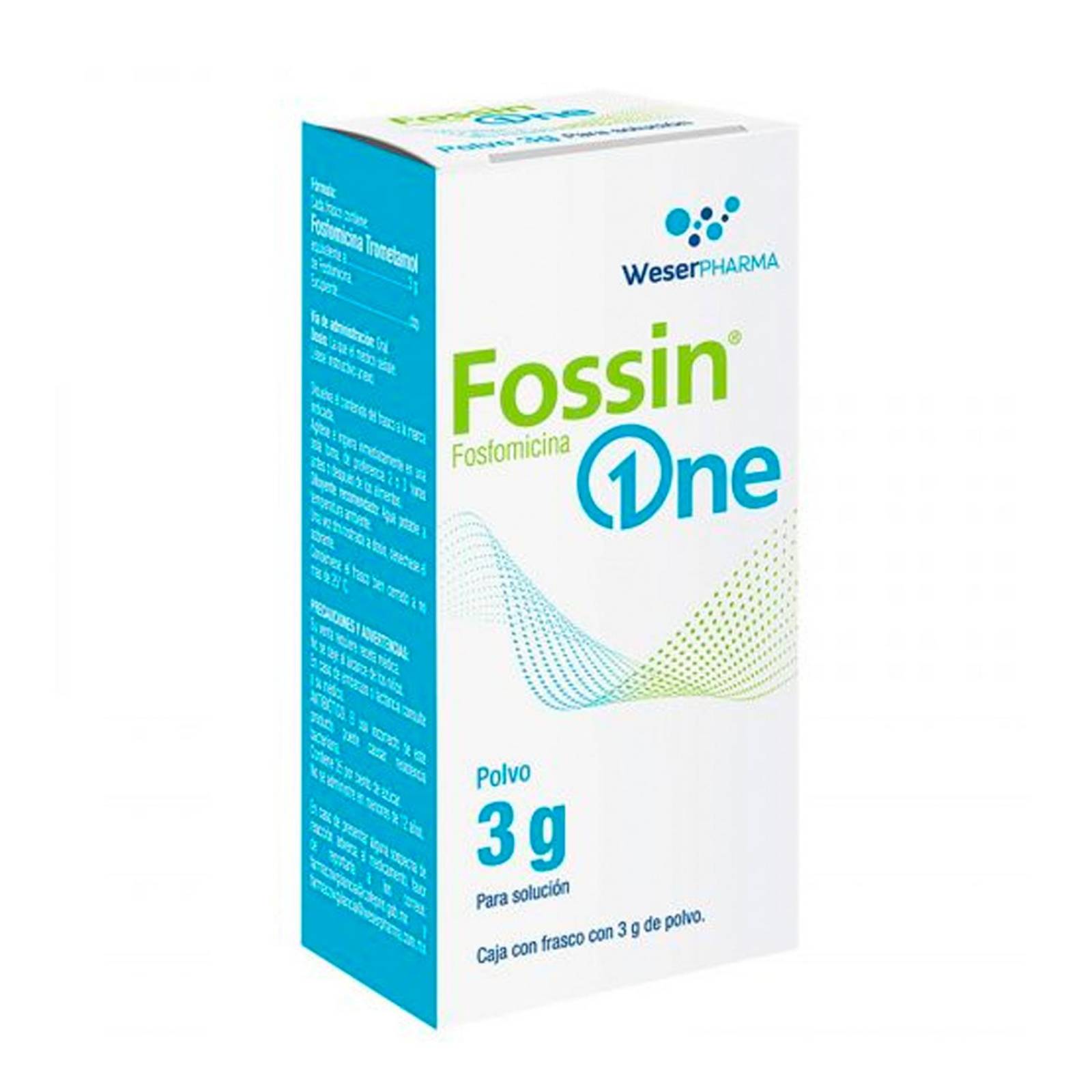 Polvo para Solución Fossin One Fosfomicina 3 gr 