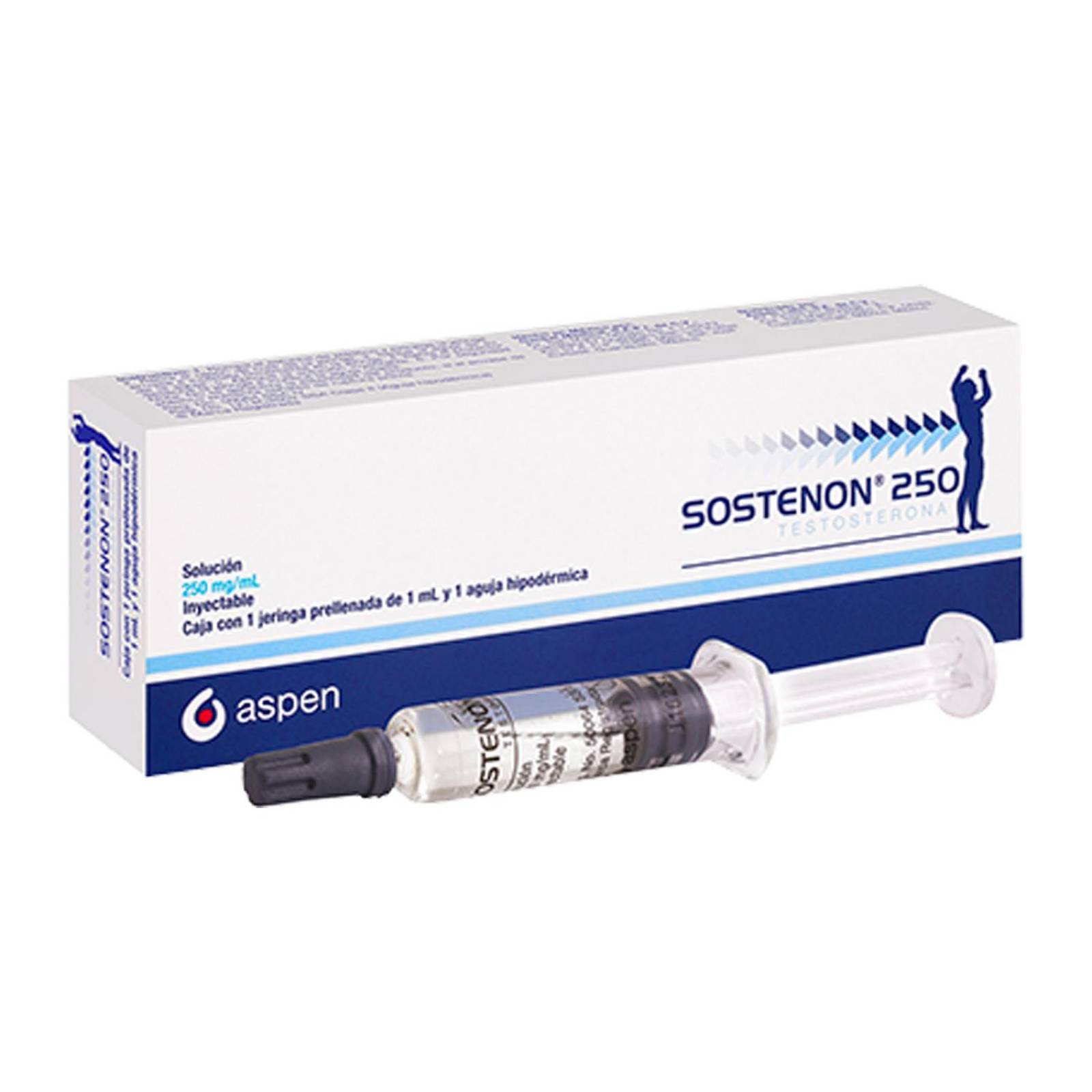 Solución Inyectable Sostenon 250 mg 1 pieza de 1 ml