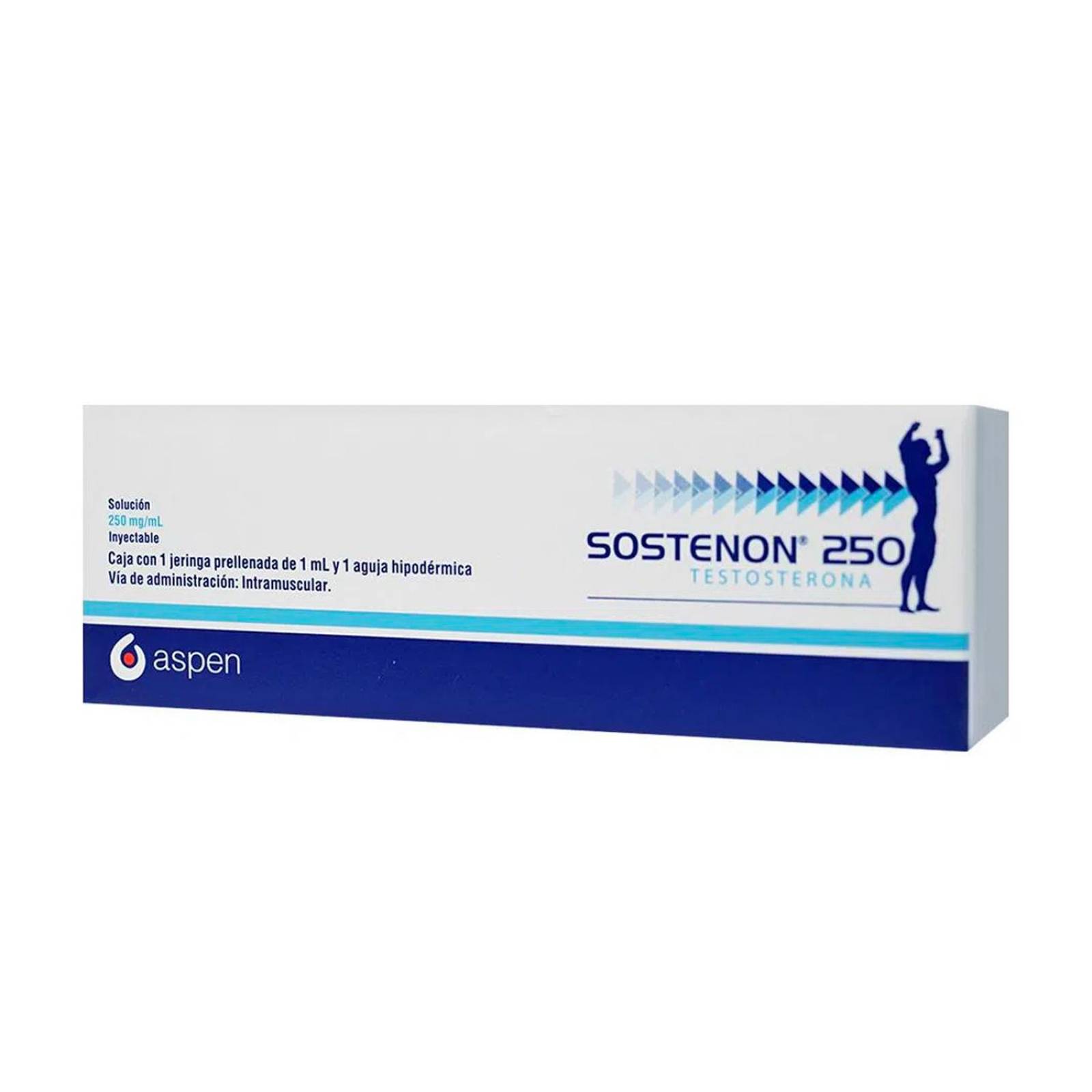 Solución Inyectable Sostenon 250 mg 1 pieza de 1 ml