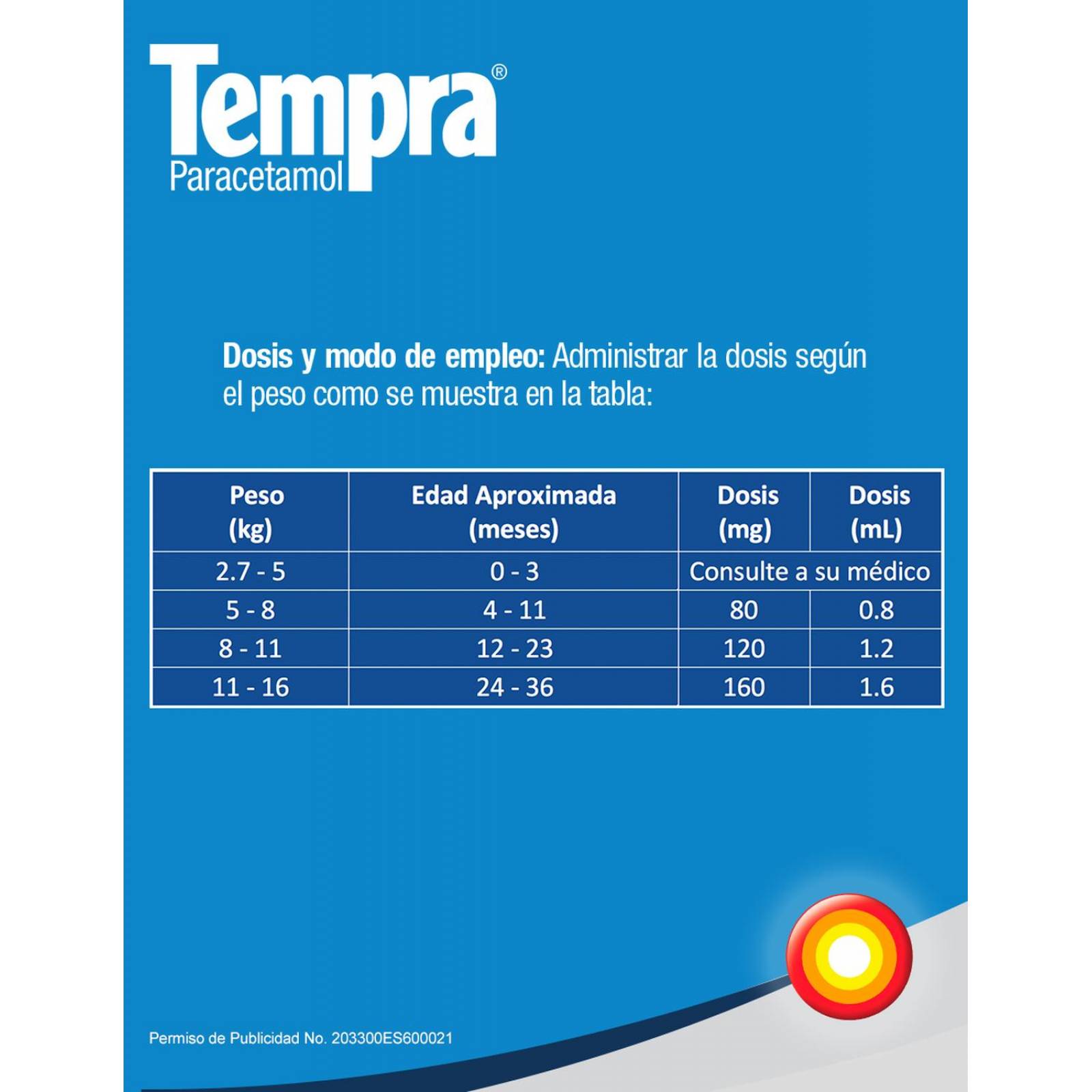 Tempra Pediátrico gotas sabor uva 30 ml 