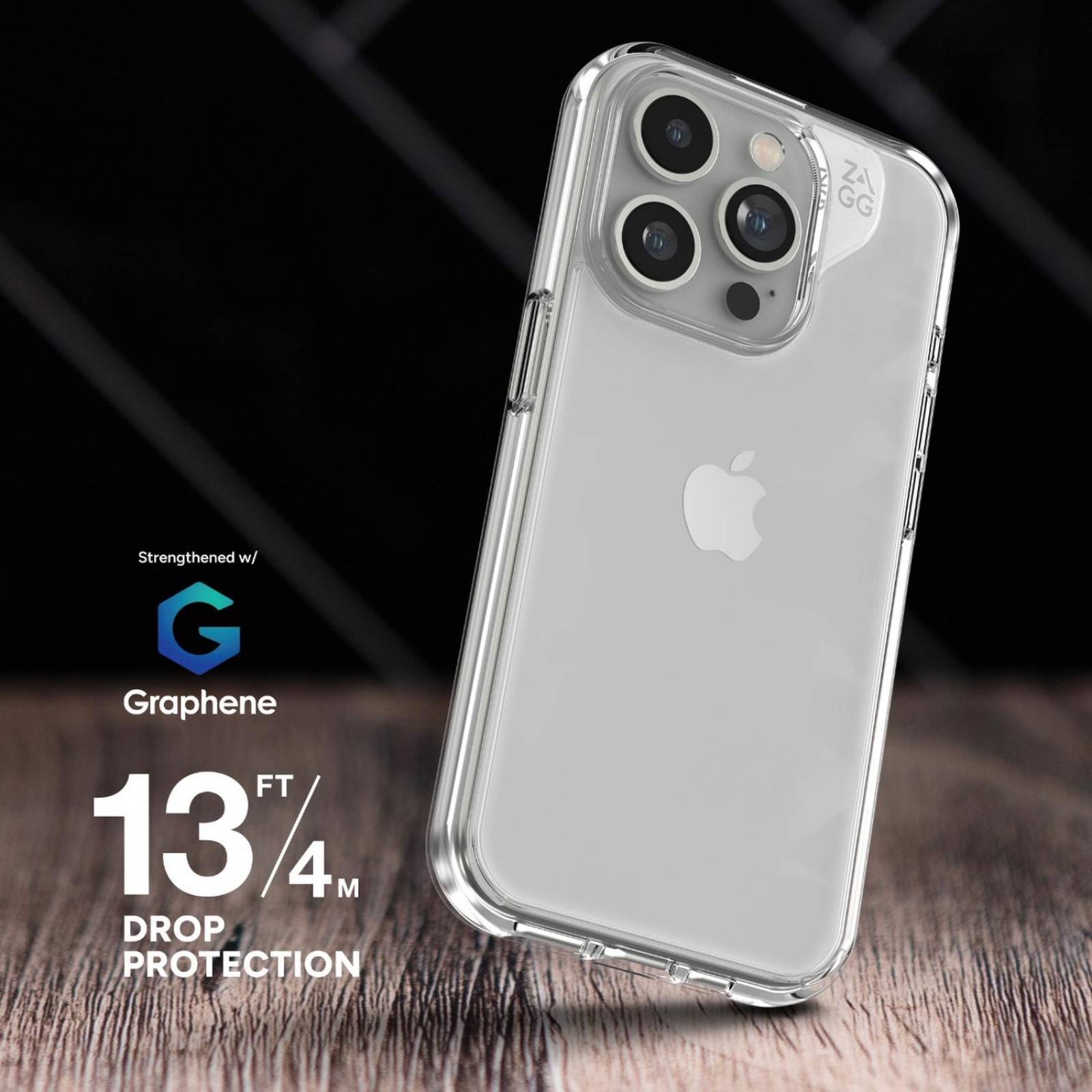 Funda ZAGG Crystal Palace para iPhone 15 Pro Max 