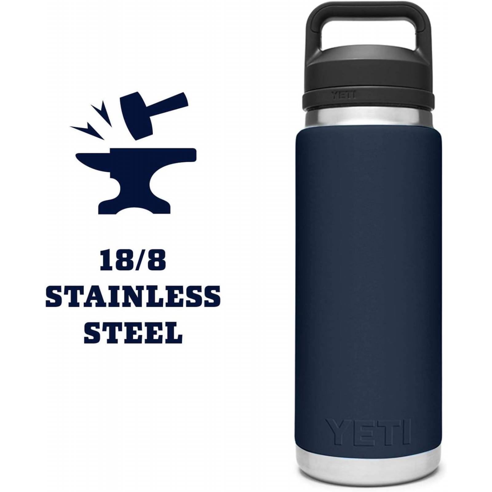 Yeti Rambler 26oz Bottle - Azul Navy
