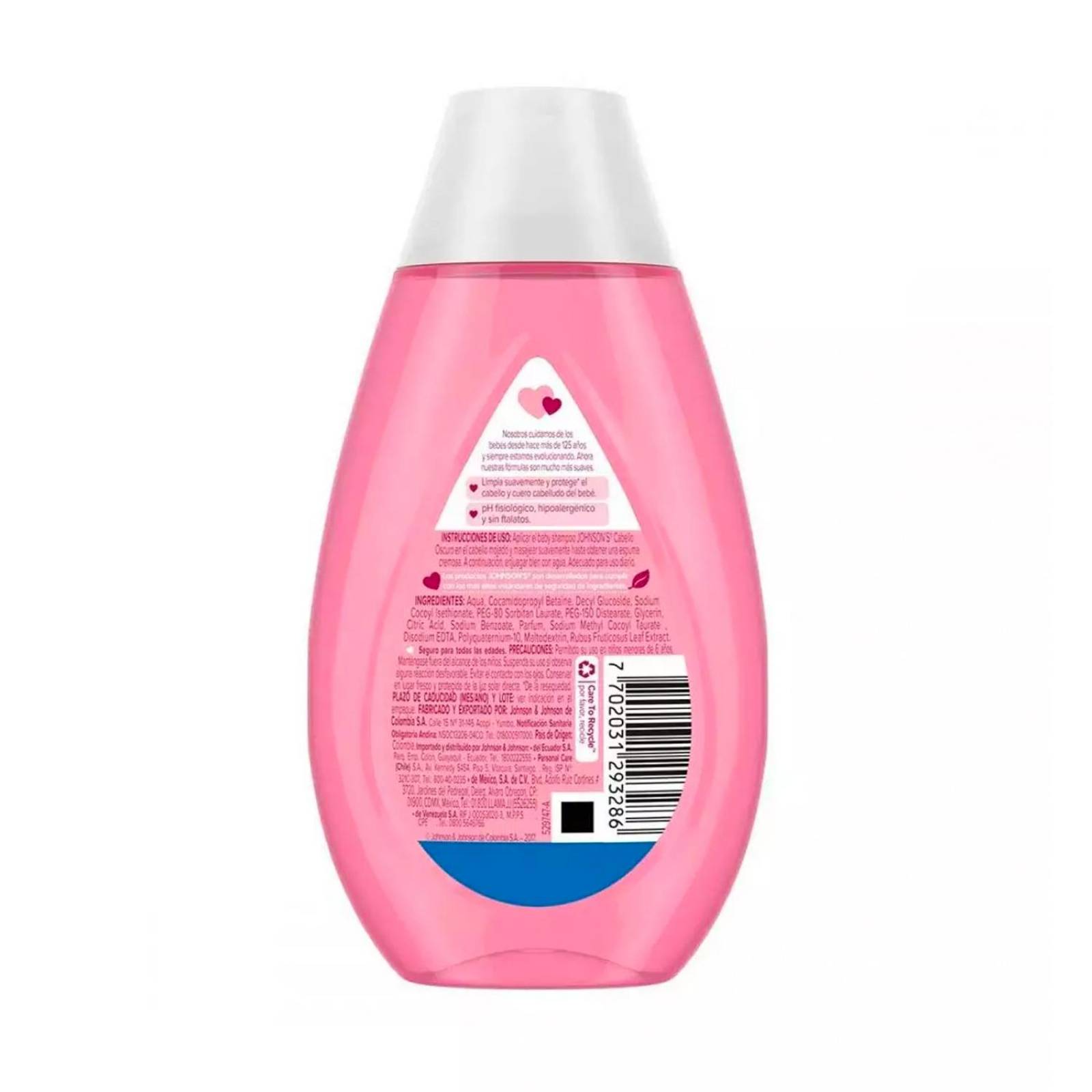 Shampoo Johnson's Baby Cabello Oscuro 200 ml 