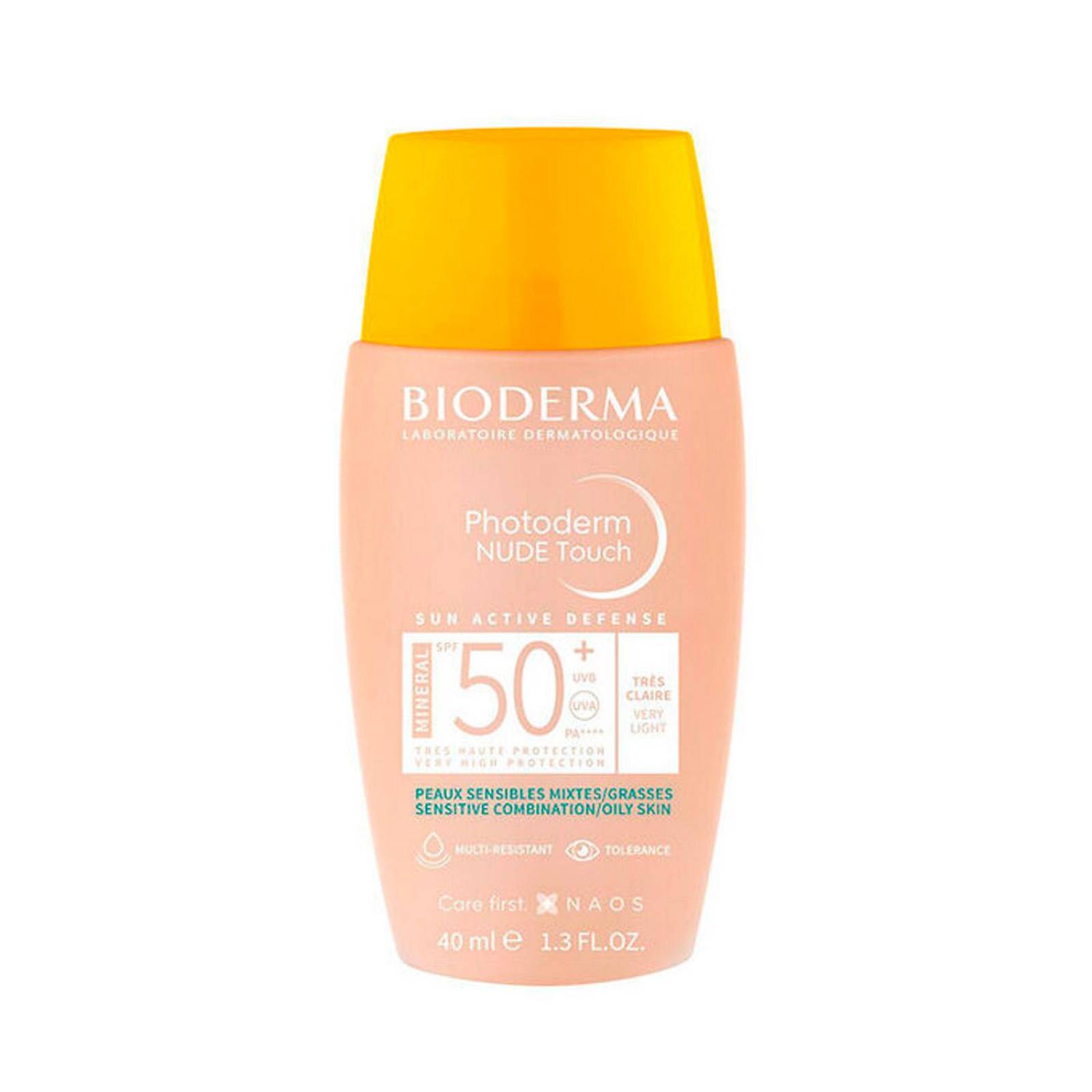 Protector Solar Bioderma Photoderm Nude Touch FPS50+ 40 ml 
