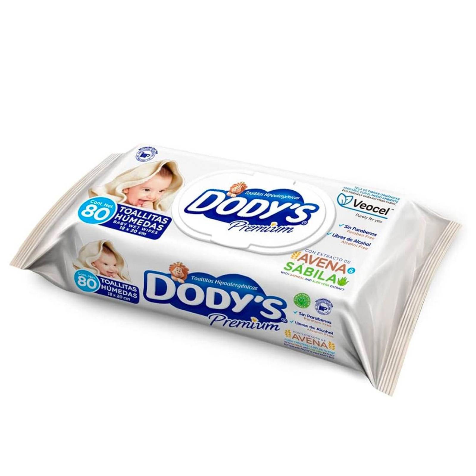 Toallitas Húmedas Dody's Premium 80 piezas 