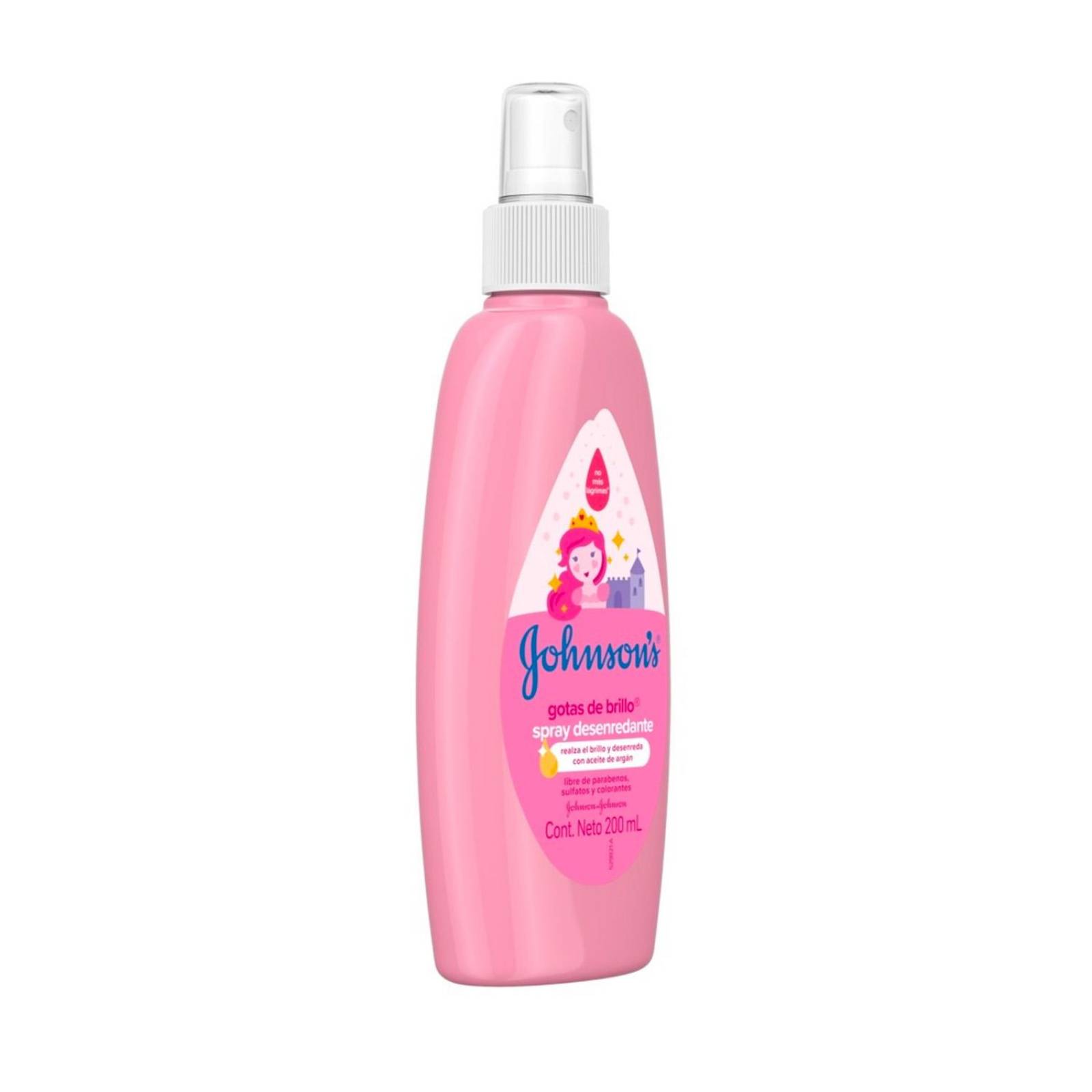 Spray Desenredante Johnson's Gotas de Brillo 200 ml 