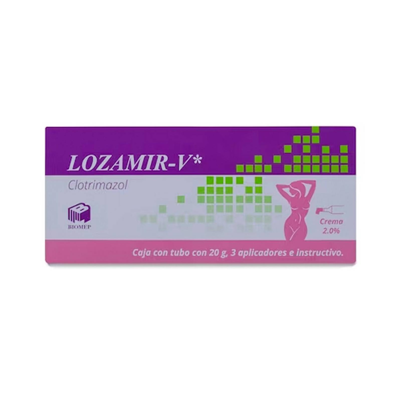 Crema Lozamir-v Clotrimazol 2% 20 gr 