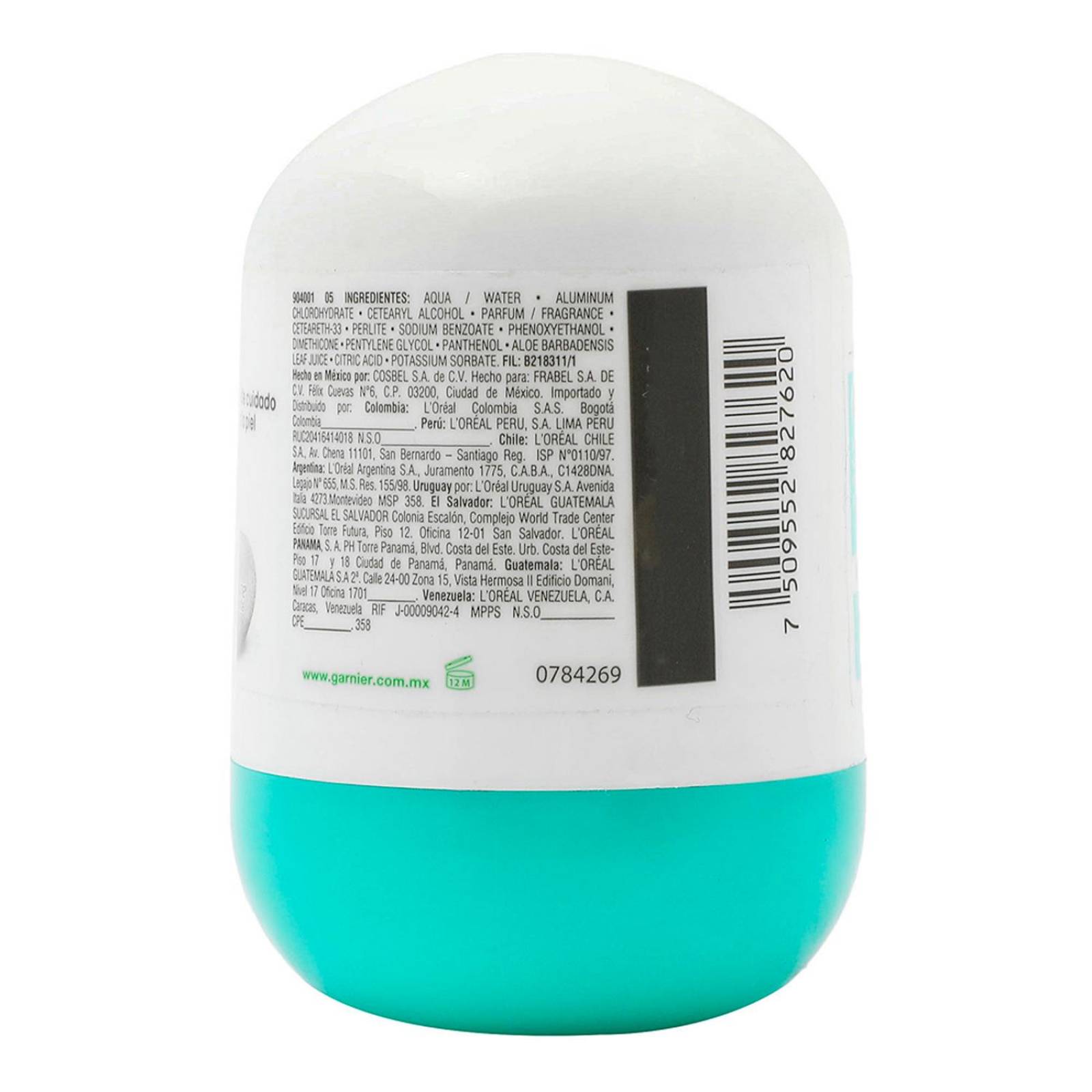 Antitranspirante Garnier Bí-O Extra Care 50 ml 