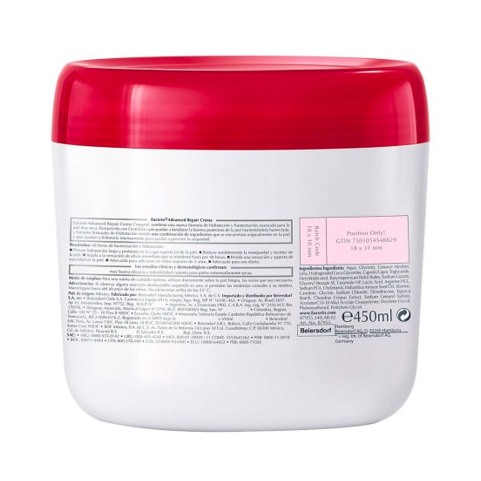 Crema Corporal Eucerin pH5 Advanced Repair 450 gr 