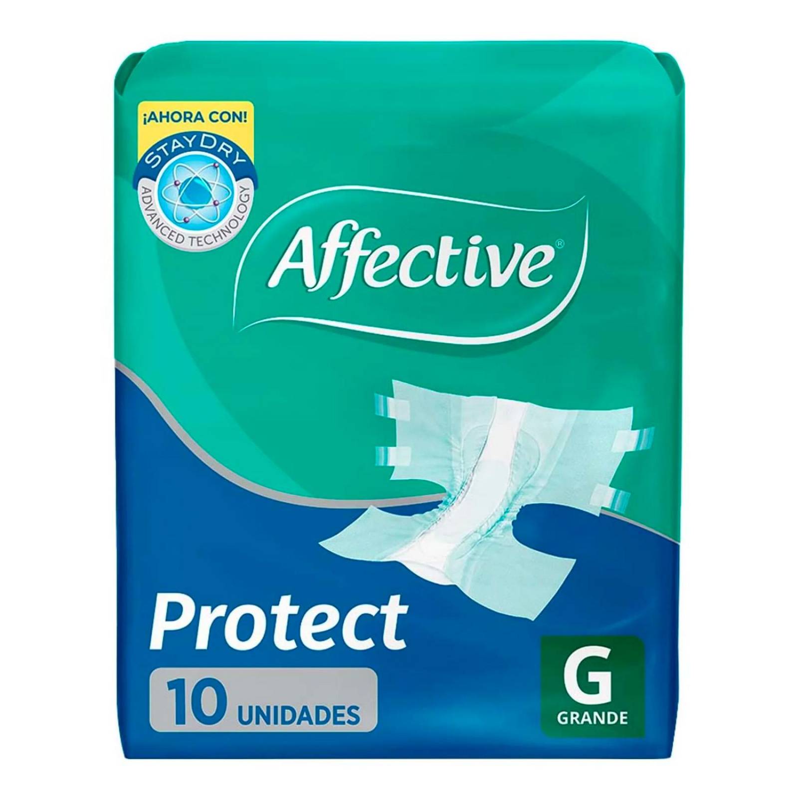 Pañal para Adulto Affective Active Grande 10 piezas 