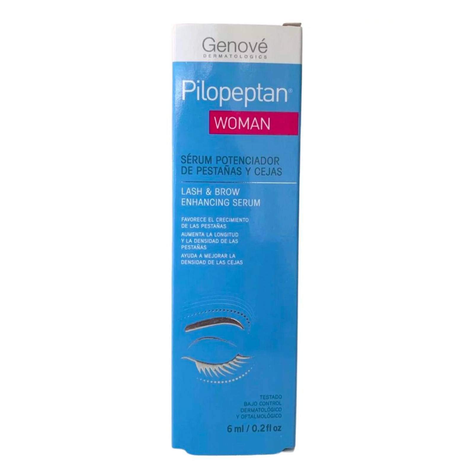 Sérum Genové Pilopeptan Woman Pestañas y Cejas 6 ml 