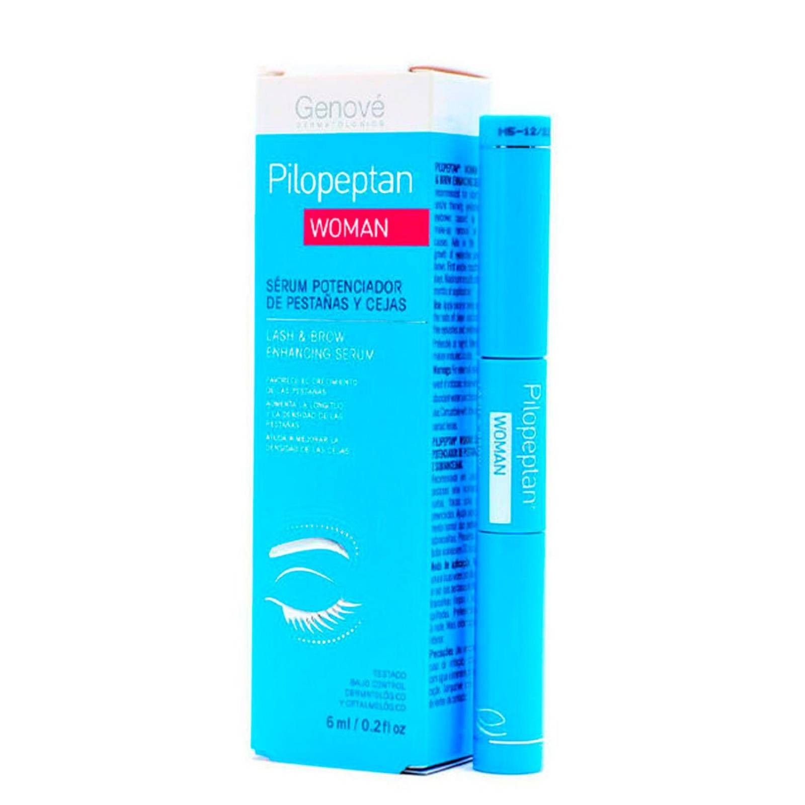 Sérum Genové Pilopeptan Woman Pestañas y Cejas 6 ml 